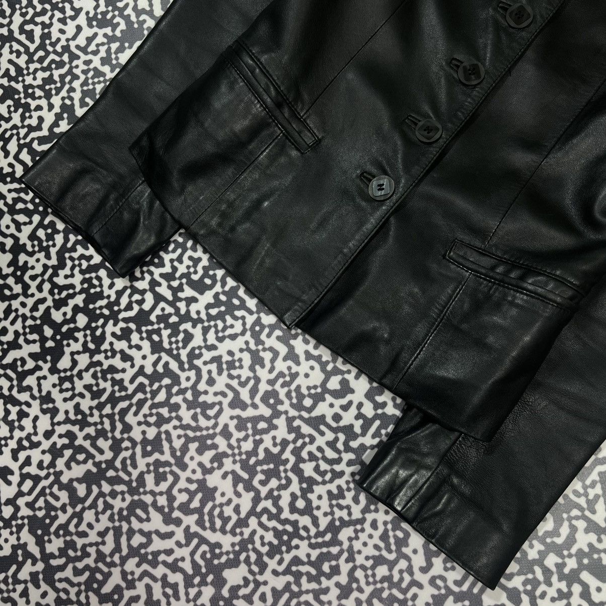 Japanese Brand Vintage Y2K Japanese Leather Jacket Blazer Opium Rick Style Size S / US 4 / IT 40 - 7 Thumbnail