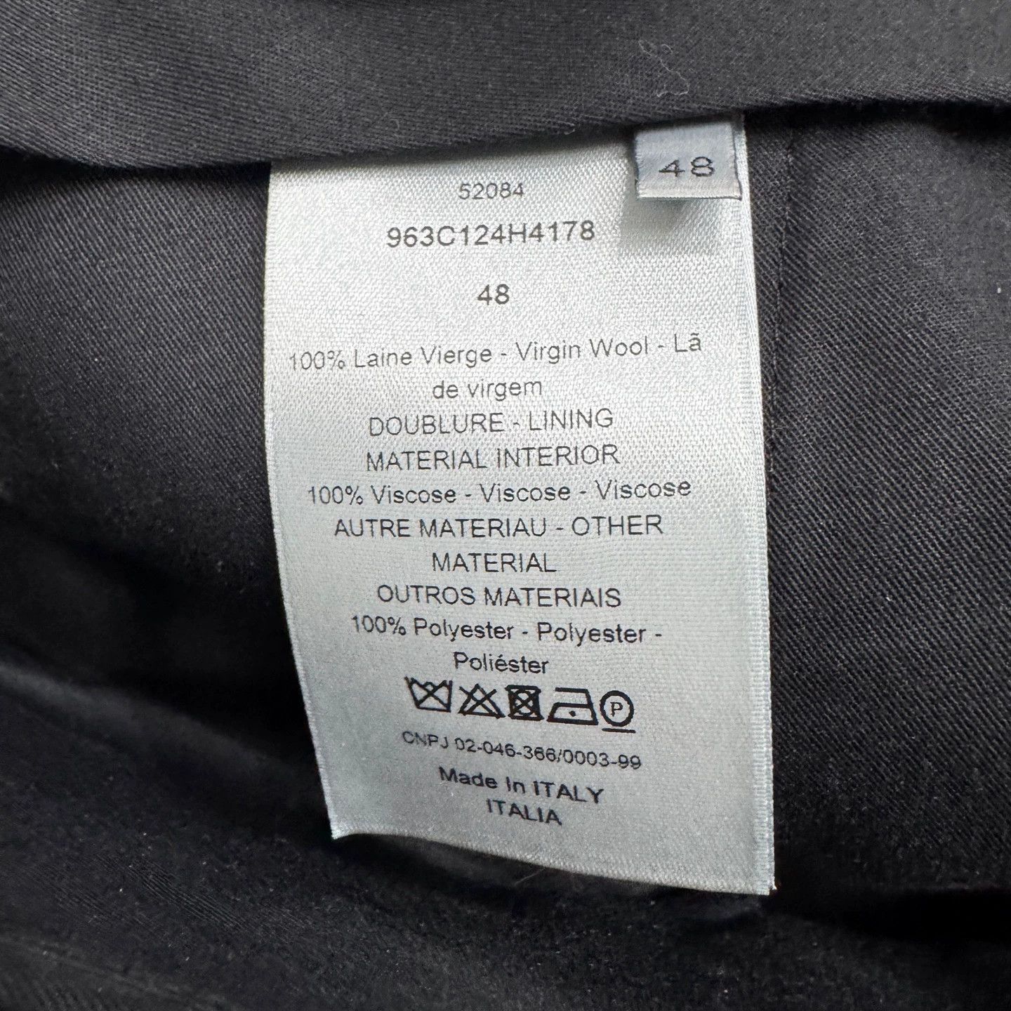Dior Dior 0459 Wool Panel Casual Pants 48 99 New Size US 32 / EU 48 - 3 Thumbnail
