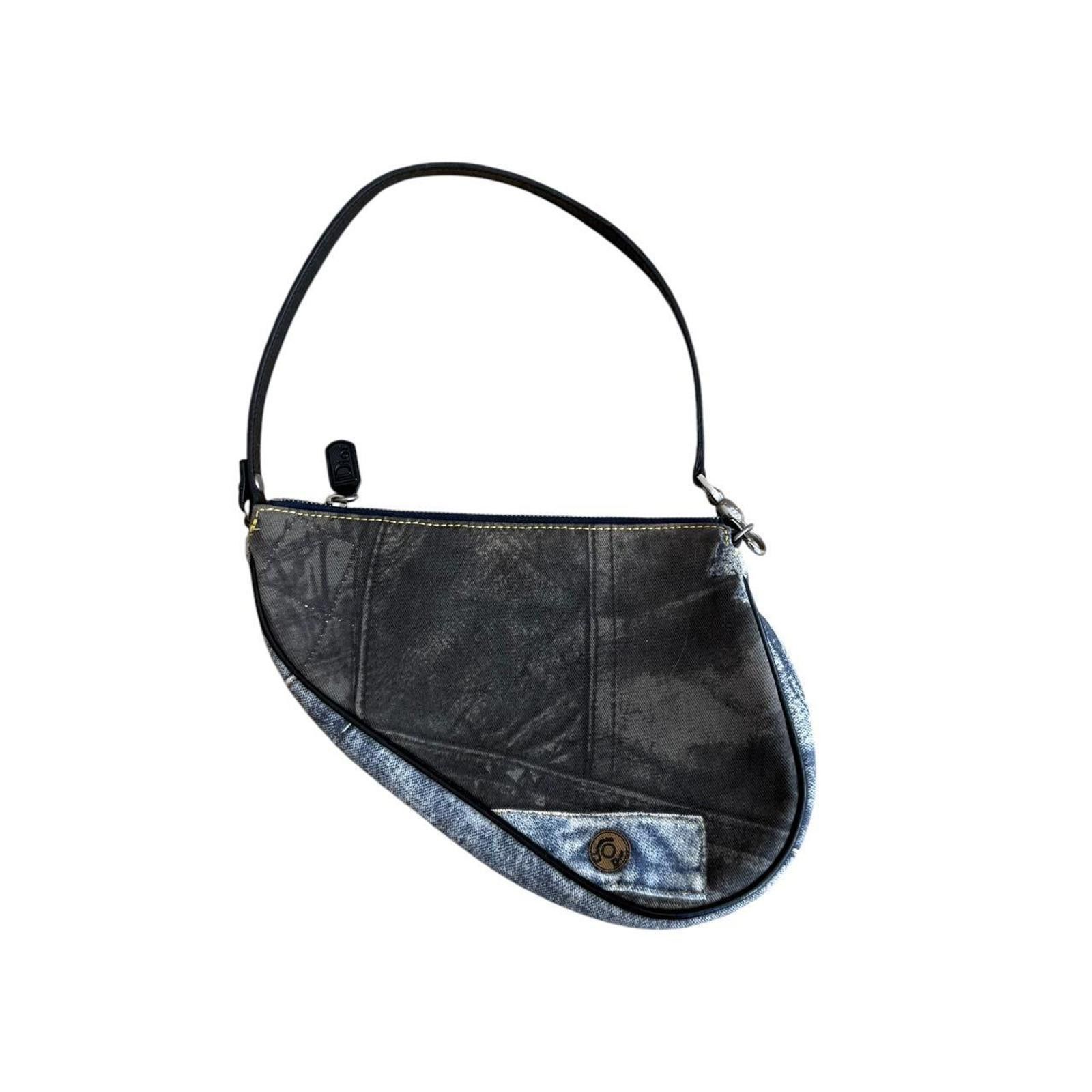 Christian Dior Monsieur Christian Dior Women's Blue and Grey Bag Size ONE SIZE - 2 Thumbnail