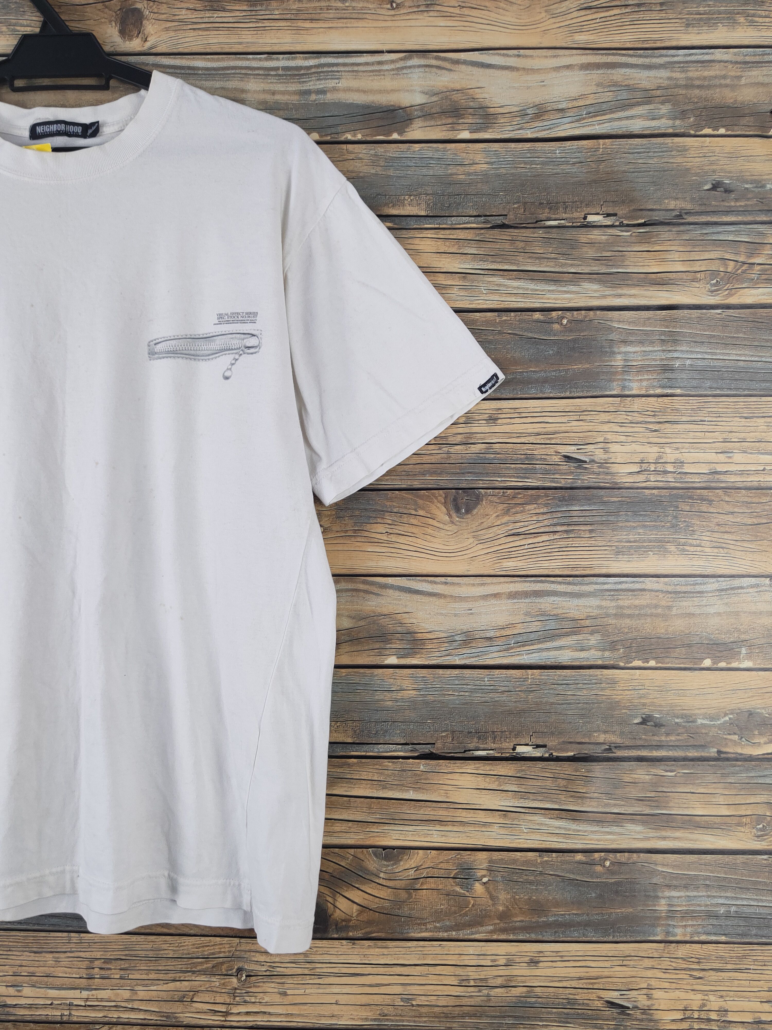 Neighborhood DL Neighborhood White Short Sleeve T-shirt #2055 Size US M / EU 48-50 / 2 - 6 Thumbnail