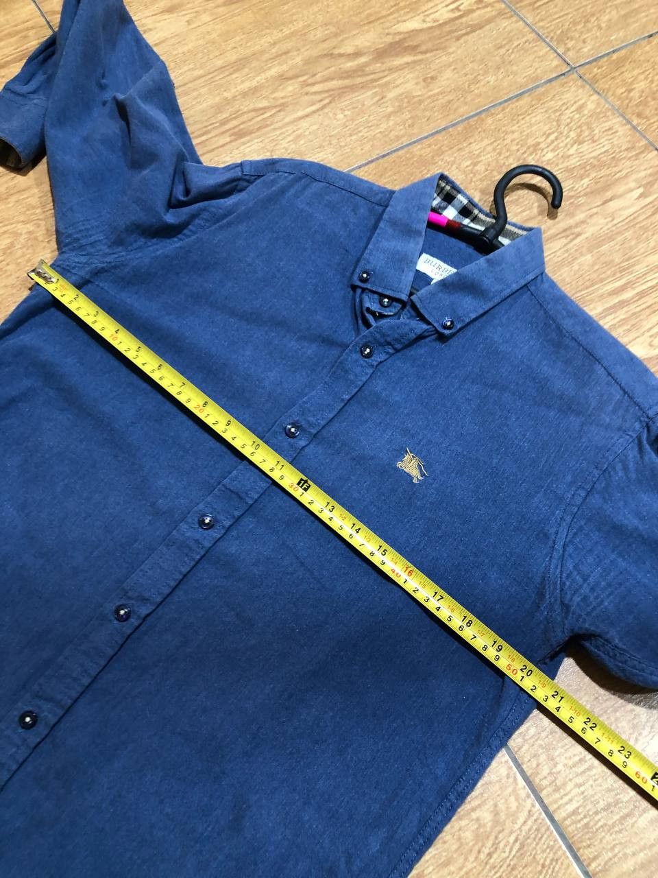 Burberry Burberry Blue Embroidered Logo Shirt casual Size US M / EU 48-50 / 2 - 11 Thumbnail