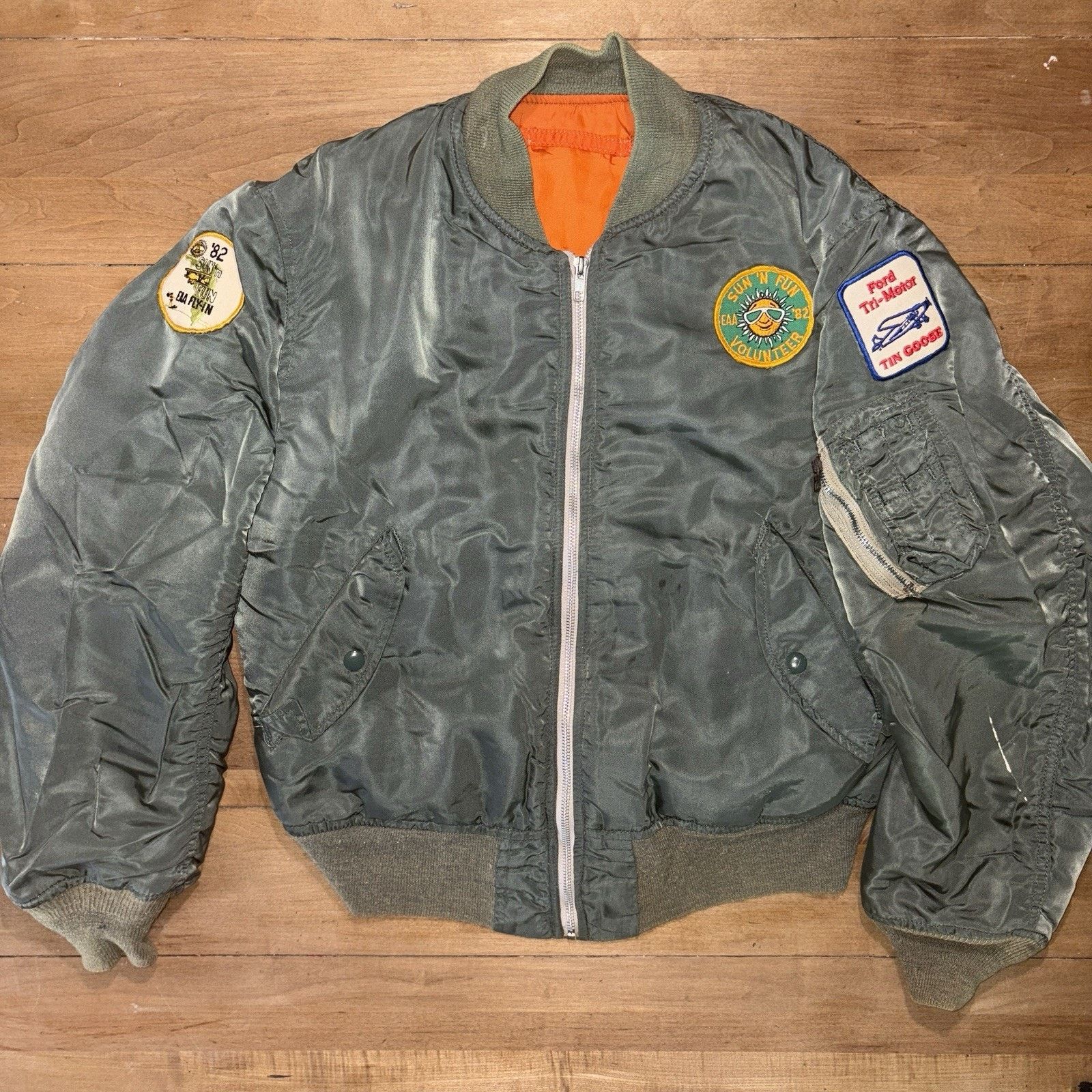 Alpha Industries × Vintage Vintage MA-1 Alpha Industries Style