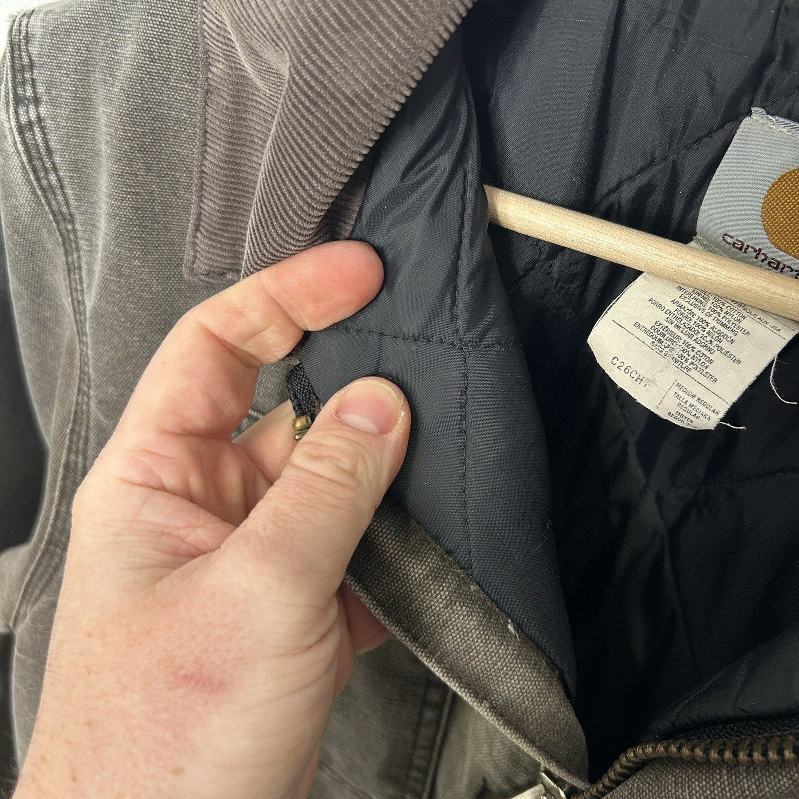 Carhartt Vintage Faded Carhartt Quilted Artic Jacket “Chestnut” C26 Size US M / EU 48-50 / 2 - 12 Thumbnail