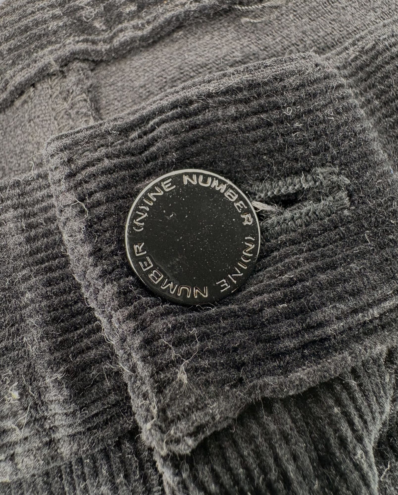 Number (N)ine ♚ Number (N)ine AW00 Corduroy Back-Zip Pants ♚ Size US 30 / EU 46 - 4 Thumbnail