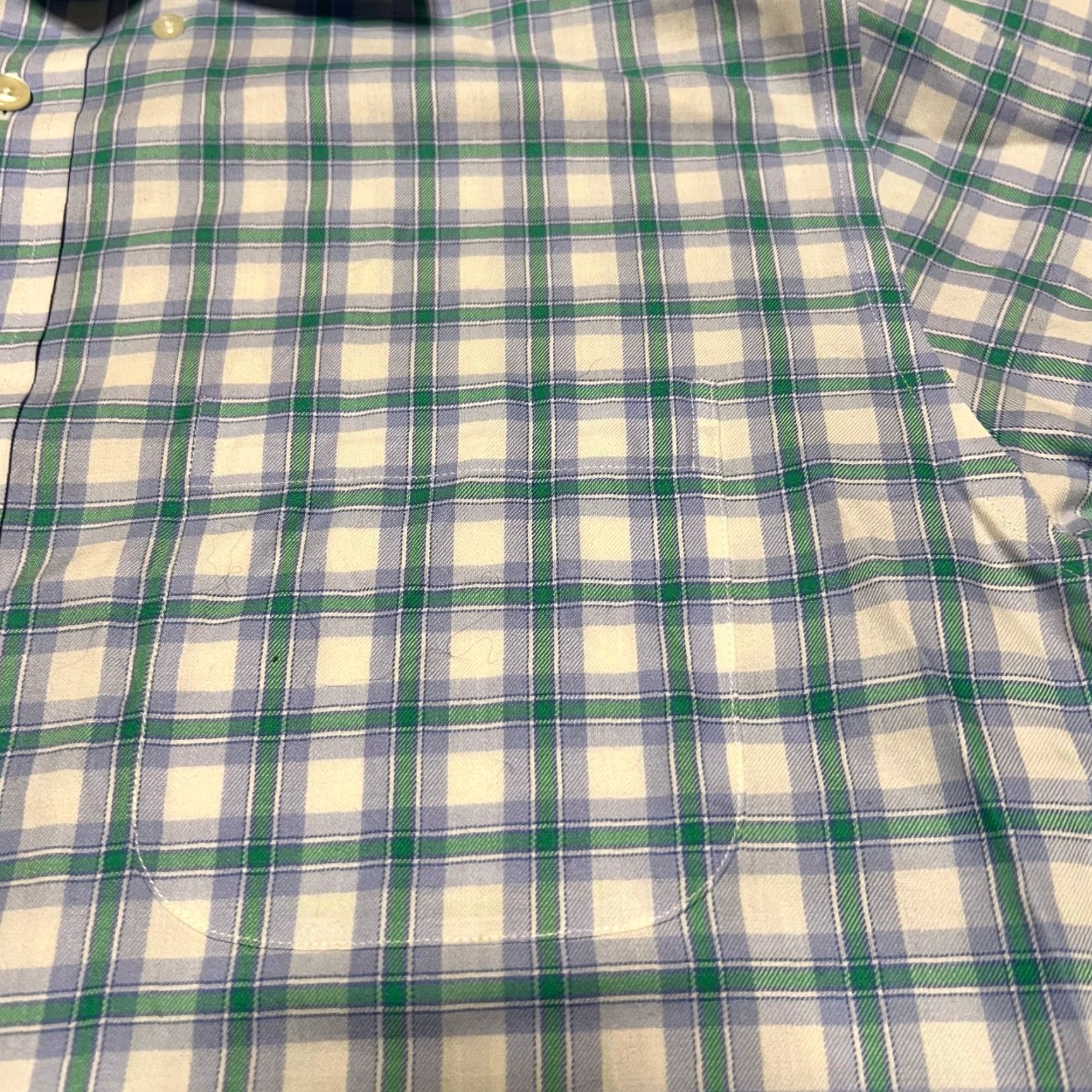 Brooks Brothers Brooks Brothers 346 Shirt Mens Small Green Blue Plaid Long Sleeve Button Shirt Size US S / EU 44-46 / 1 - 2 Thumbnail