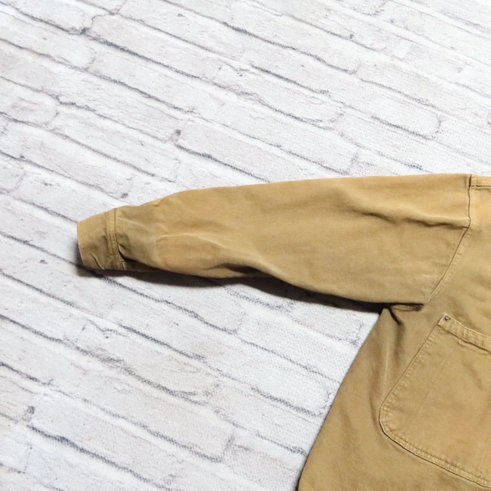 Karl Kani VINTAGE Karl Kani Denim Trucker Jacket Mens M Green 90s Distressed Size US 31 - 4 Thumbnail