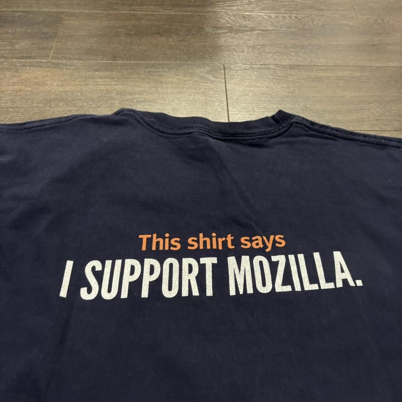 American Apparel Vintage Mozilla Firefox T Shirt 00s XXL Size US XXL / EU 58 / 5 - 6 Thumbnail
