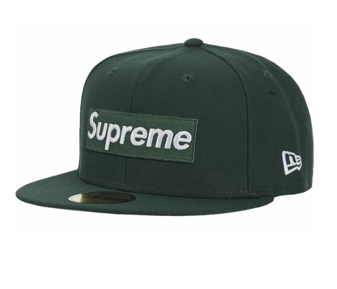MLB × New Era × Supreme Supreme MLB Teams Box Logo New Era 59Fifty Cap Dark Green Size ONE SIZE - 2 Thumbnail