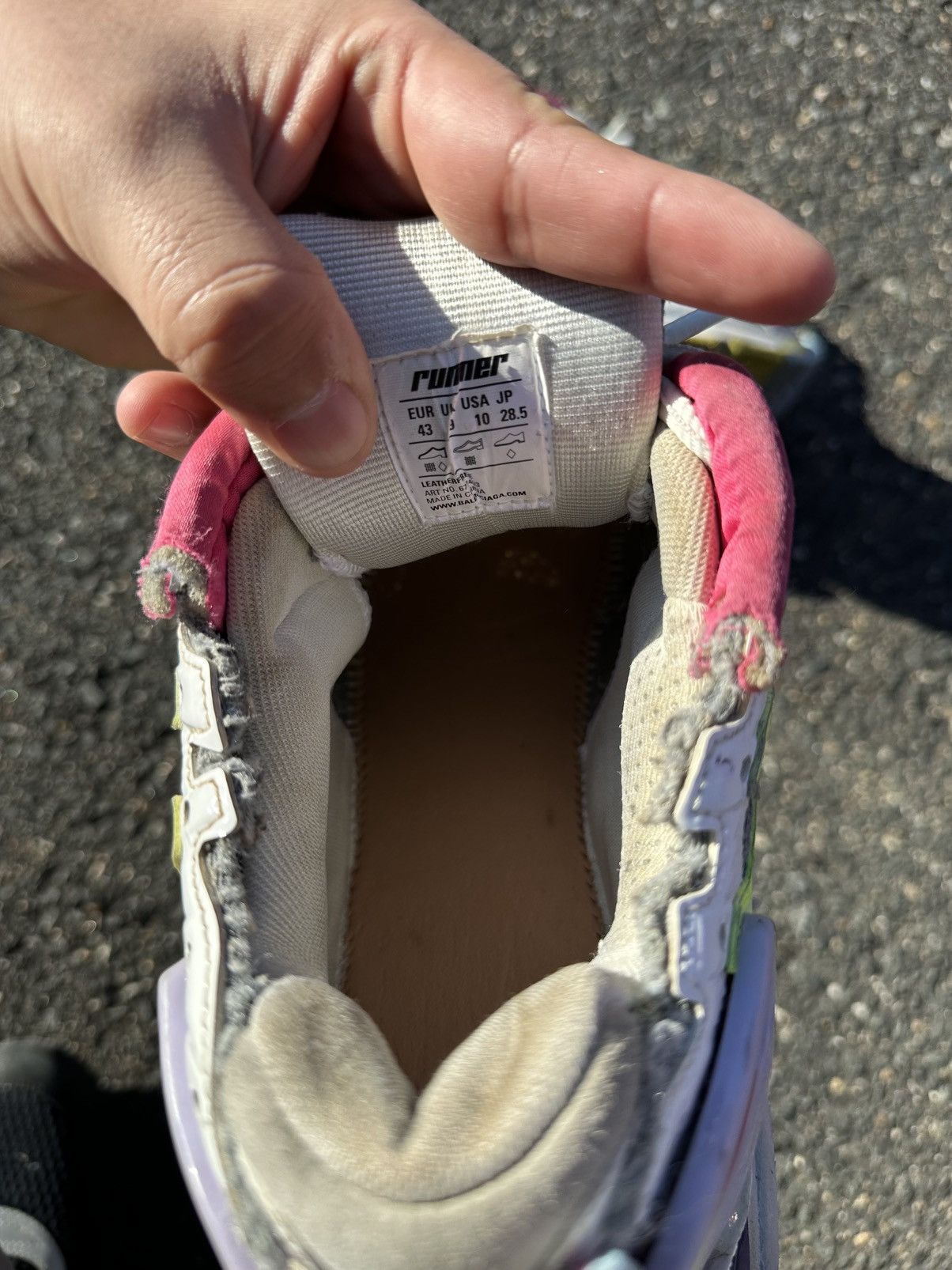 Balenciaga Balenciaga Runner White/Pink Size US 10 / EU 43 - 13 Thumbnail