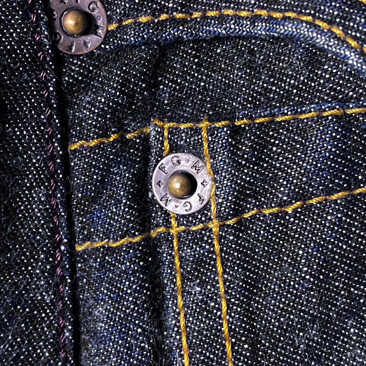 Marithe + Francois Girbaud Marithé + Francois Girbaud M+FG Navy Selvedge Denim Jeans Size 27" / US 4 / IT 40 - 12 Thumbnail