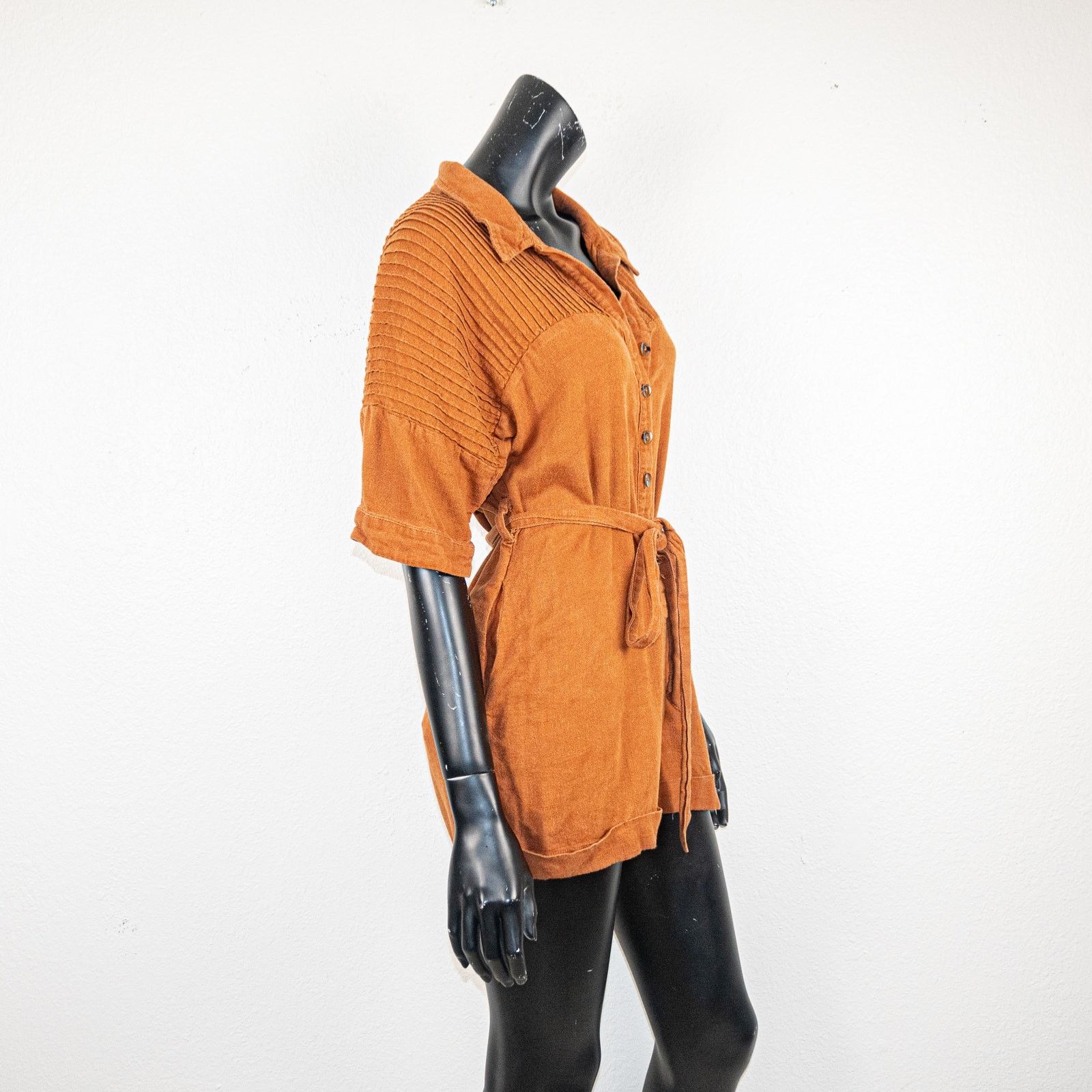 Spell SPELL & The Gypsy Collective Rani Romper in copper size XS Size 26" / US 2 / IT 38 - 5 Thumbnail