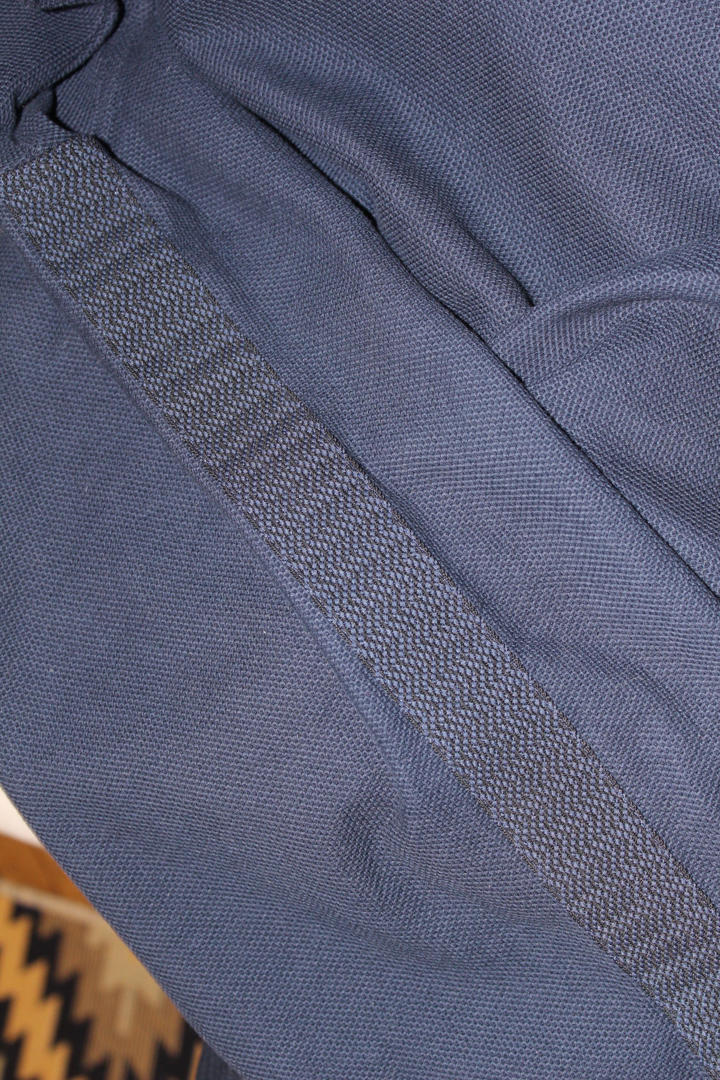 Fred Perry Men's FRED PERRY Long Sleeve Blue Zip Shirt Size US XL / EU 56 / 4 - 10 Thumbnail