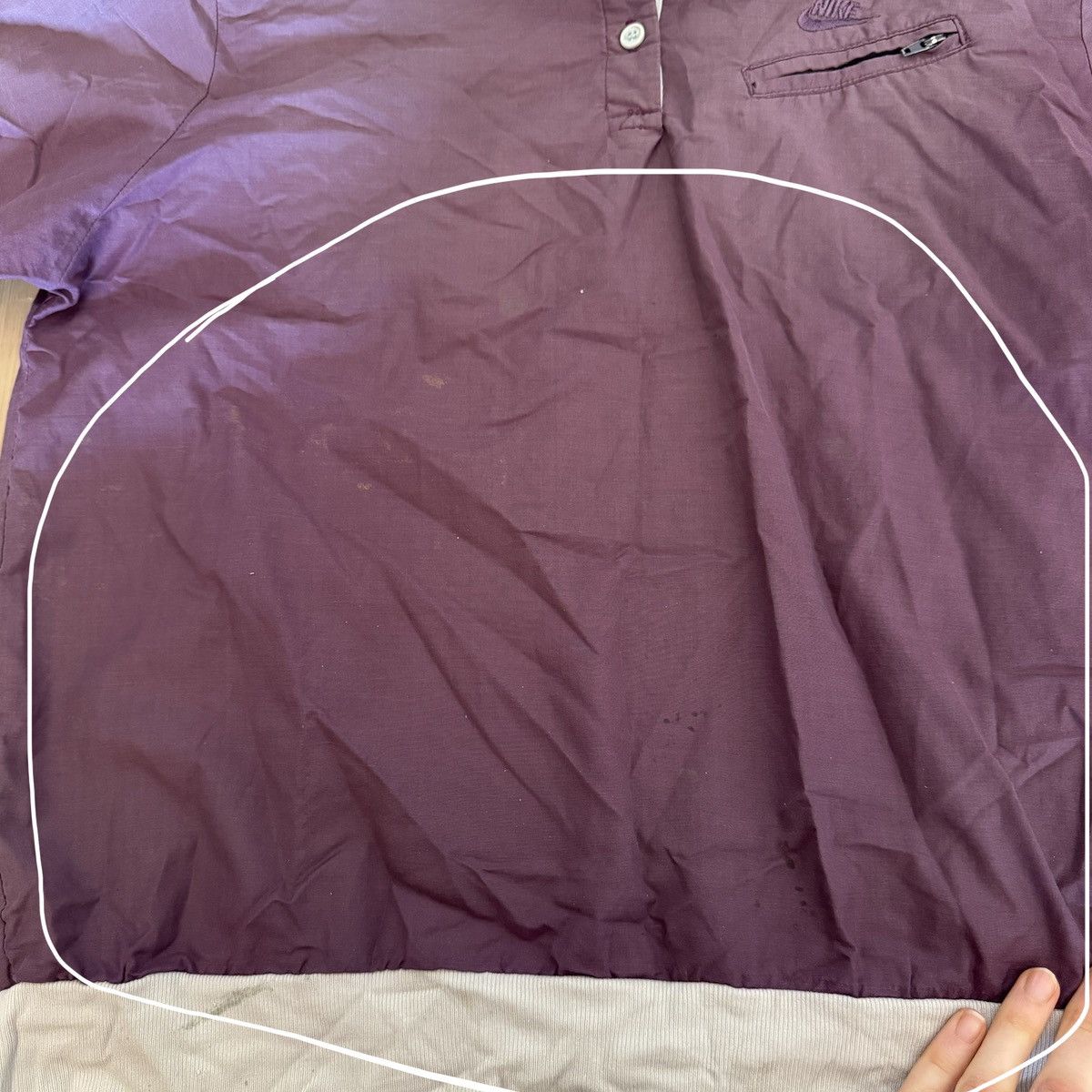Nike Vintage 80s Nike Retro Sport Windbreaker Polo Shirt Size L / US 10 / IT 46 - 7 Thumbnail