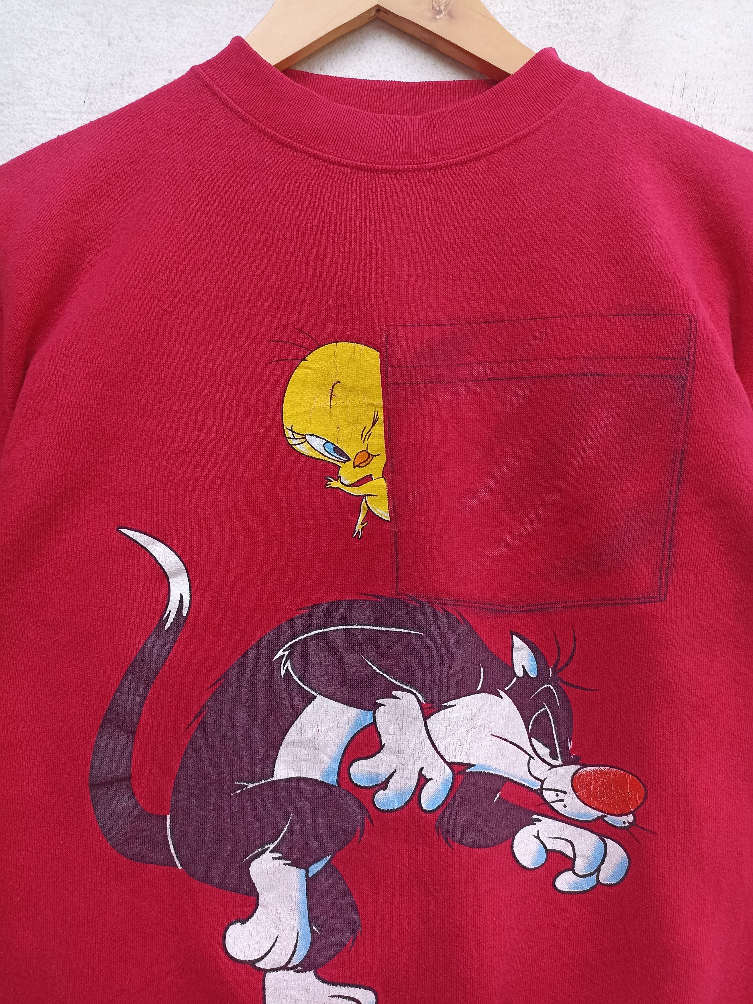 Cartoon Network 🔥 Vintage 90s Vintage Looney Tunes sweatshirt Usa Cartoon Size US M / EU 48-50 / 2 - 3 Thumbnail