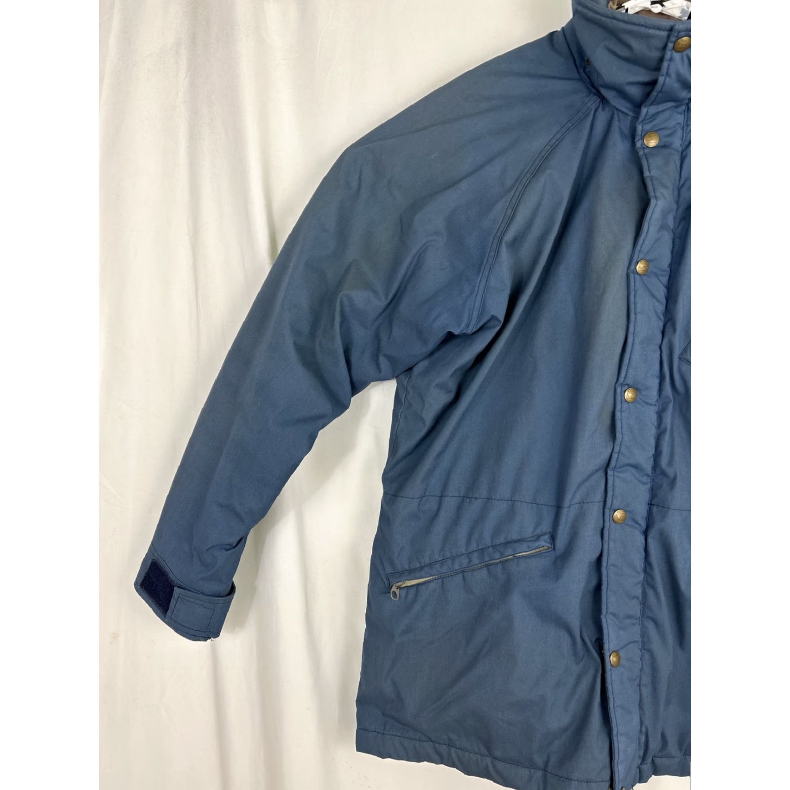 Vintage VINTAGE L.L. Bean Jacket Men Large Blue Winter Zip Pockets Cotton Blend Shirt/Coat? Size US L / EU 52-54 / 3 - 2 Thumbnail
