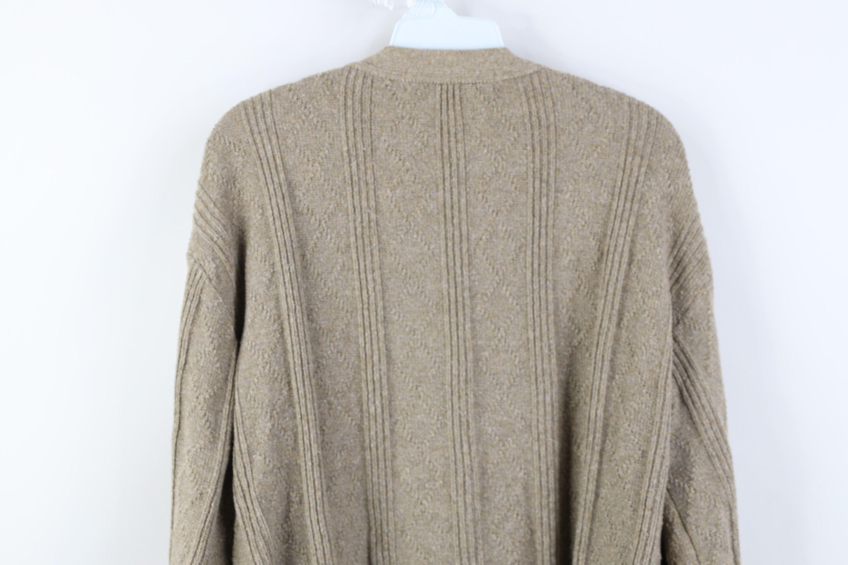 Vintage Vintage 90s Streetwear Knit Fisherman Cardigan Sweater Size US XL / EU 56 / 4 - 11 Thumbnail