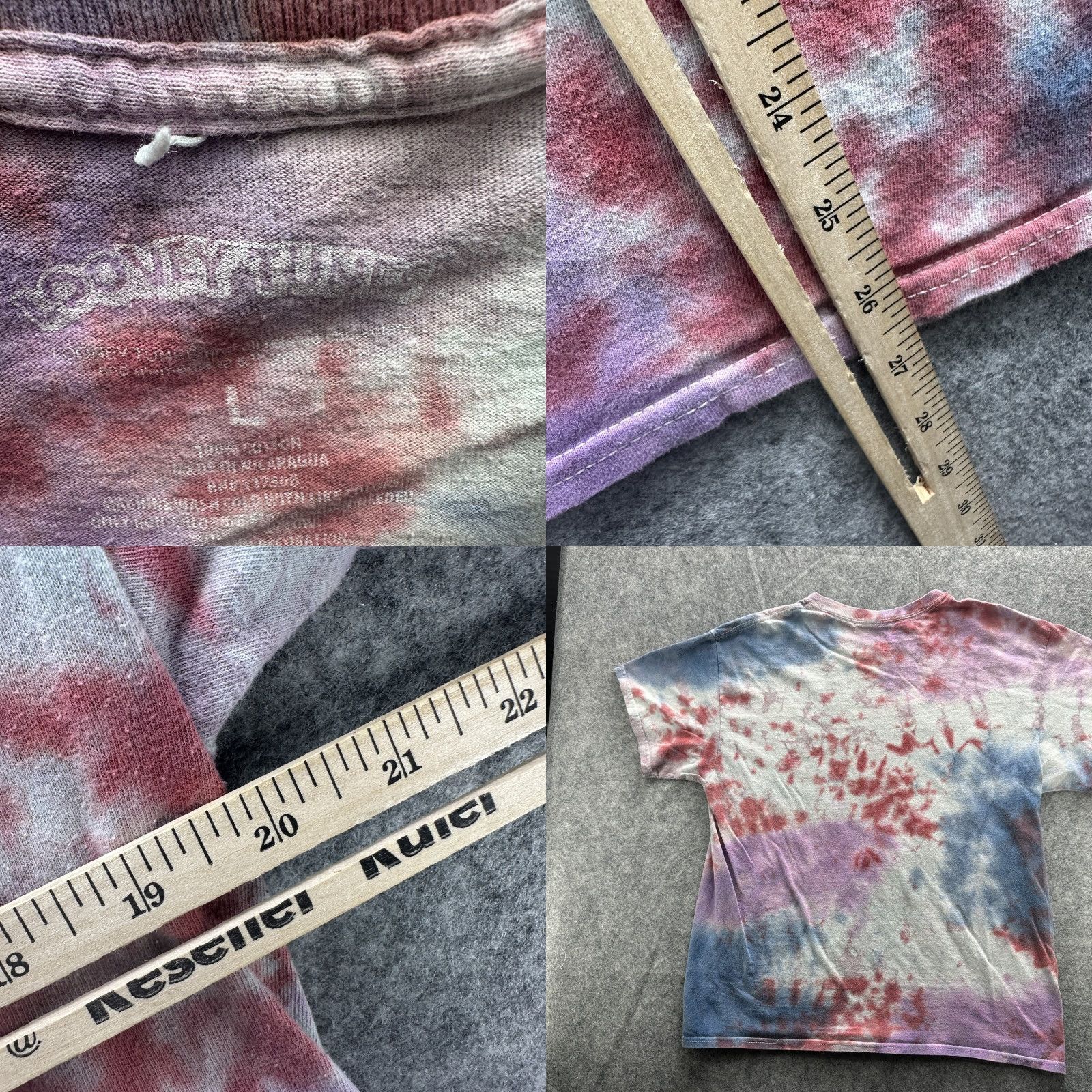 Vintage VINTAGE Looney Tunes Shirt Men L Tie Dye Cartoon Graphic Bugs Bunny Taz 2000s Y2K Mens Size US L / EU 52-54 / 3 - 8 Thumbnail