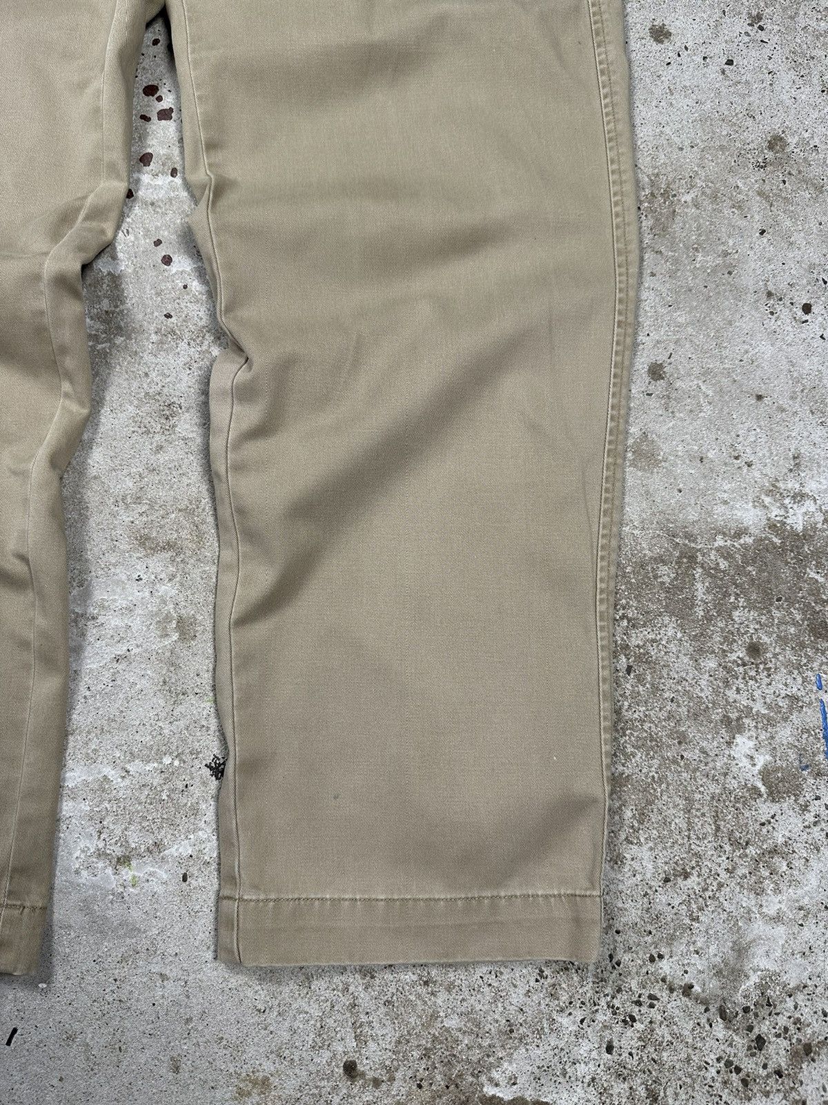 Tommy Hilfiger × Vintage Vintage Y2K Tommy Hilfiger Beige Baggy Cargo Pants Size US 33 - 4 Thumbnail