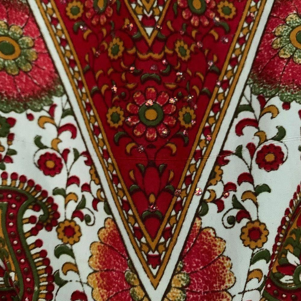 Designer Pre Owned Red Hand Made Blouse L Size L / US 10 / IT 46 - 4 Thumbnail