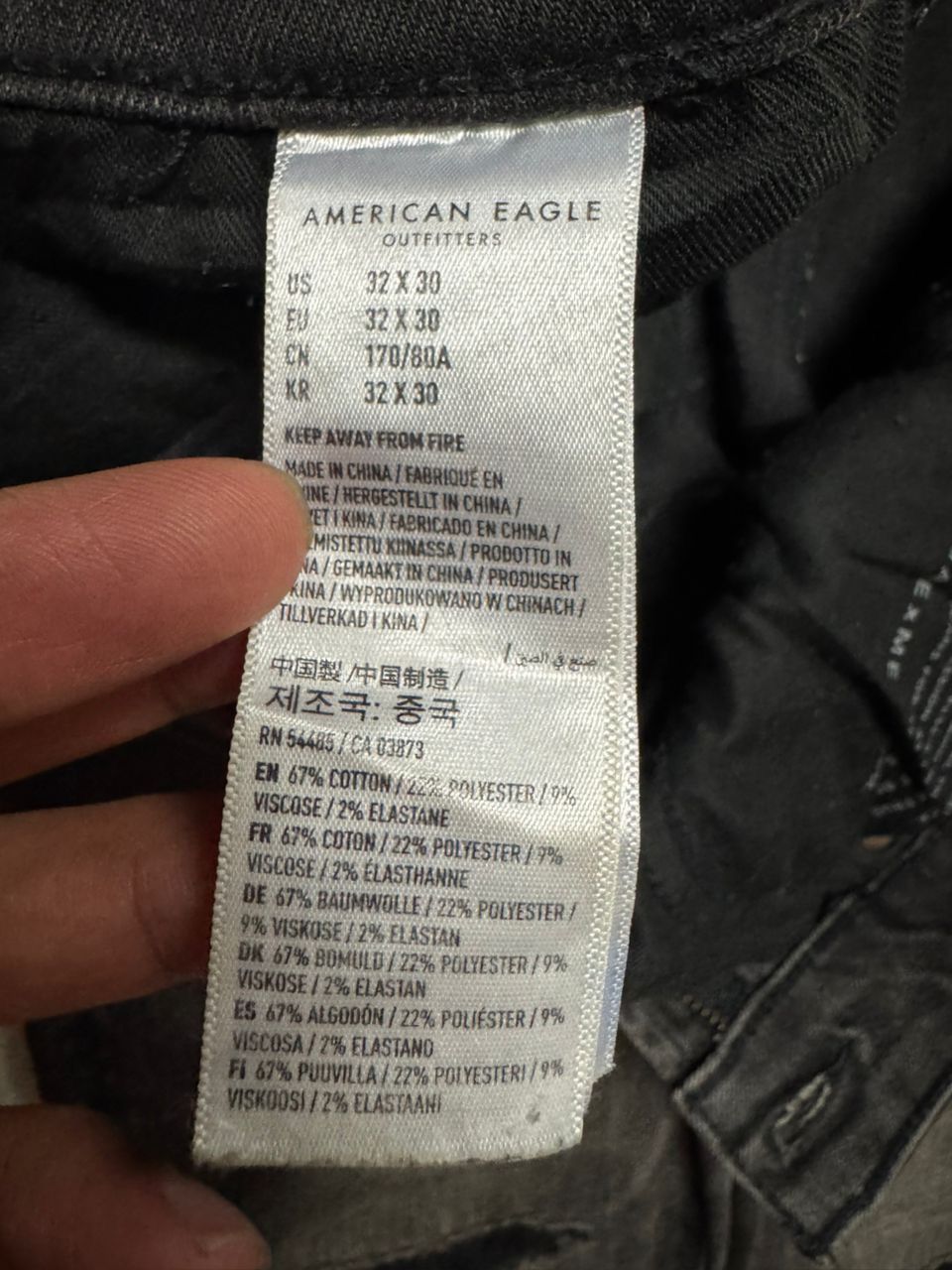 Japanese Brand 💥Insane💥Amiri Style Distress Ripped By American Eagle Size US 30 / EU 46 - 14 Thumbnail