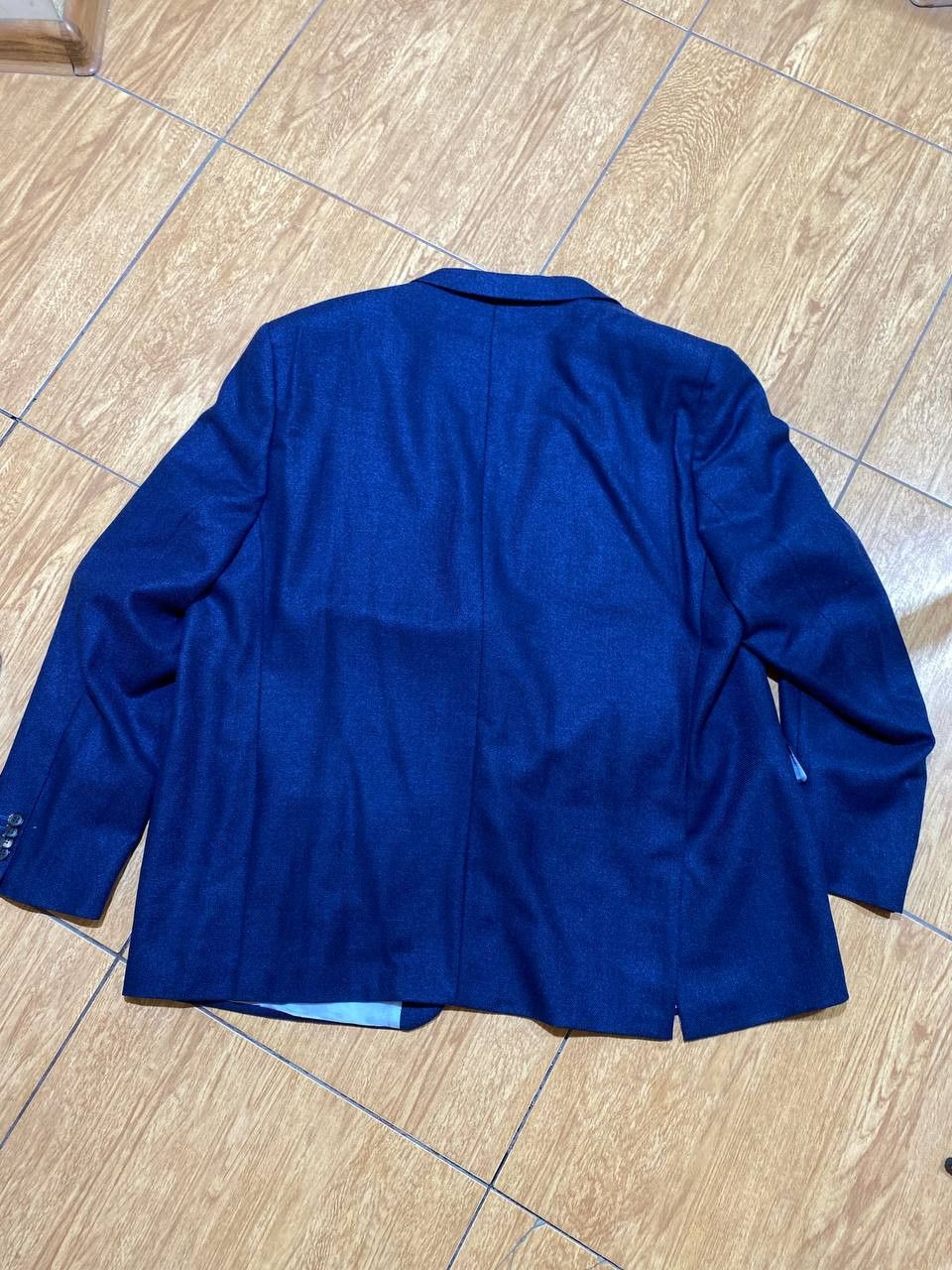 Loro Piana Tom Rusborg Ing Loro Piana Men’s Navy Blue Blazer Jacket Size 52S - 9 Thumbnail
