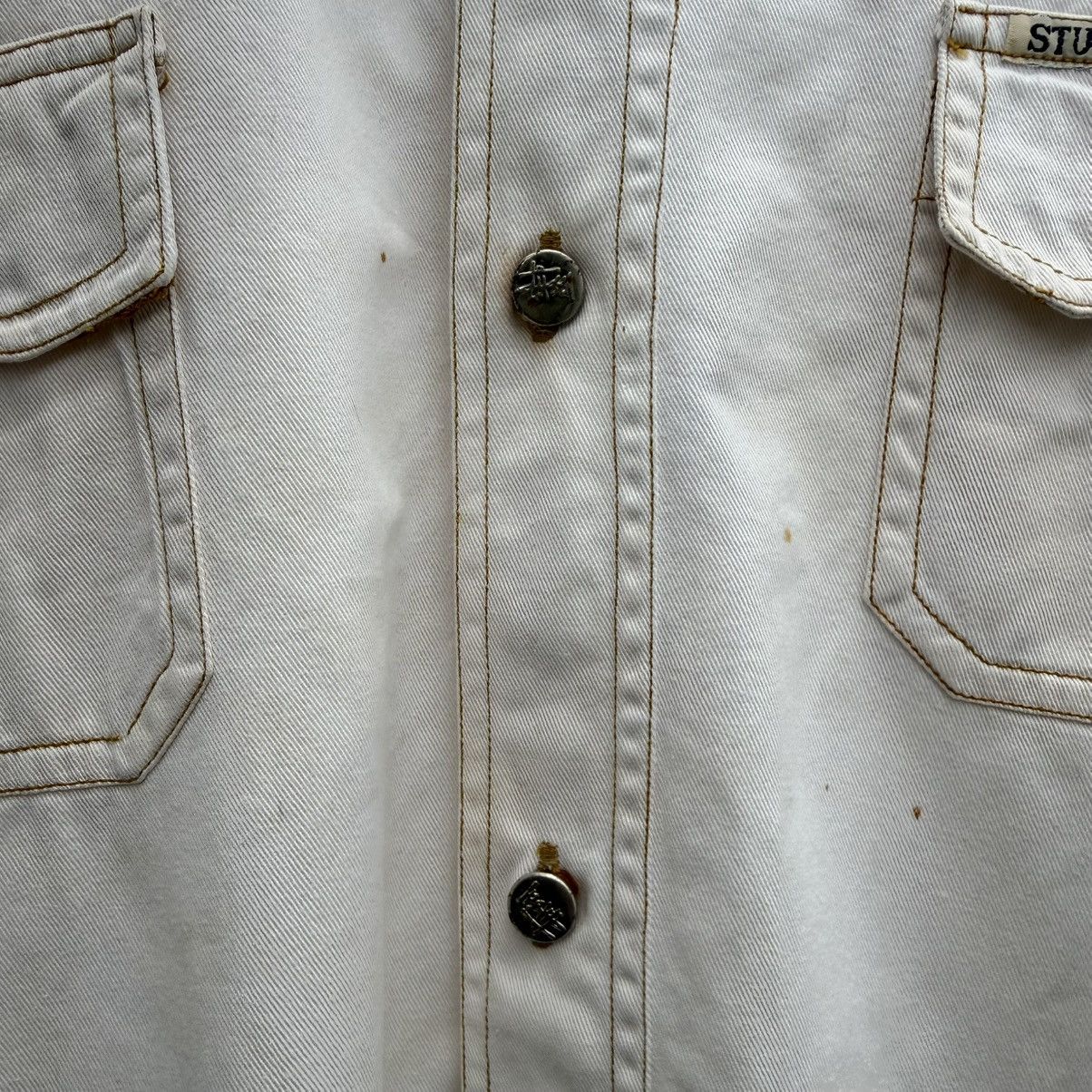 Stussy Vintage 80s Stussy Workwear Shirt Size US L / EU 52-54 / 3 - 8 Thumbnail