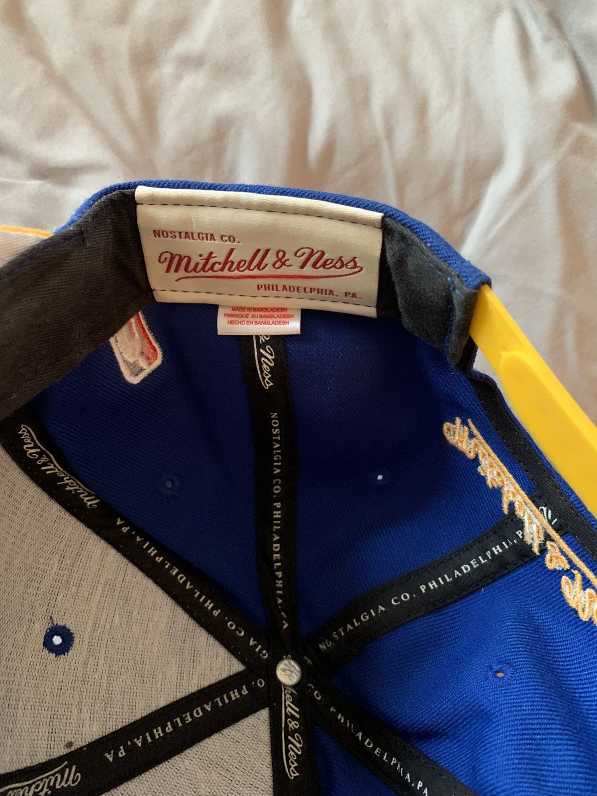 Mitchell & Ness Mitchell & Ness Golden State Warriors Throwback Snapback hat Size ONE SIZE - 5 Thumbnail