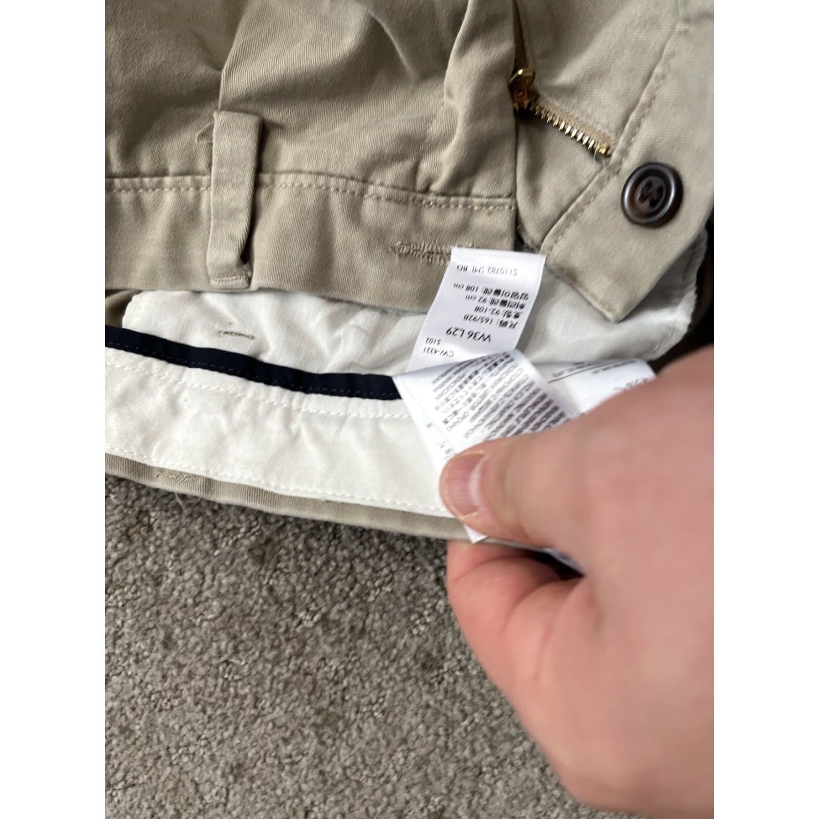 Dockers DOCKERS Mens Pants 36x29 Chino Pleated Classic Fit Beige 90s Army Apple Dockers D4 Mens Pants Size US 36 / EU 52 - 6 Thumbnail