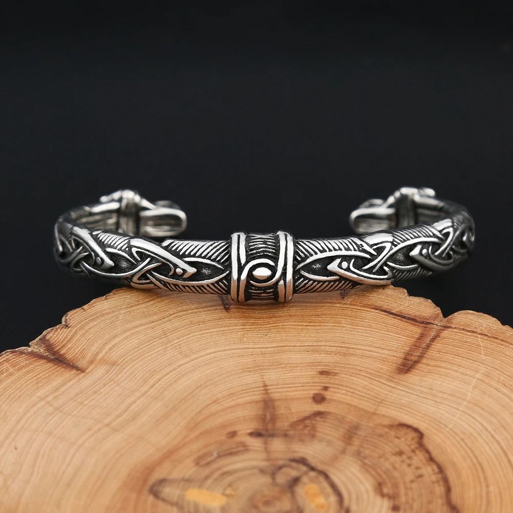 Other Classic Viking Double Tiger Head Bracelet Size ONE SIZE - 3 Thumbnail