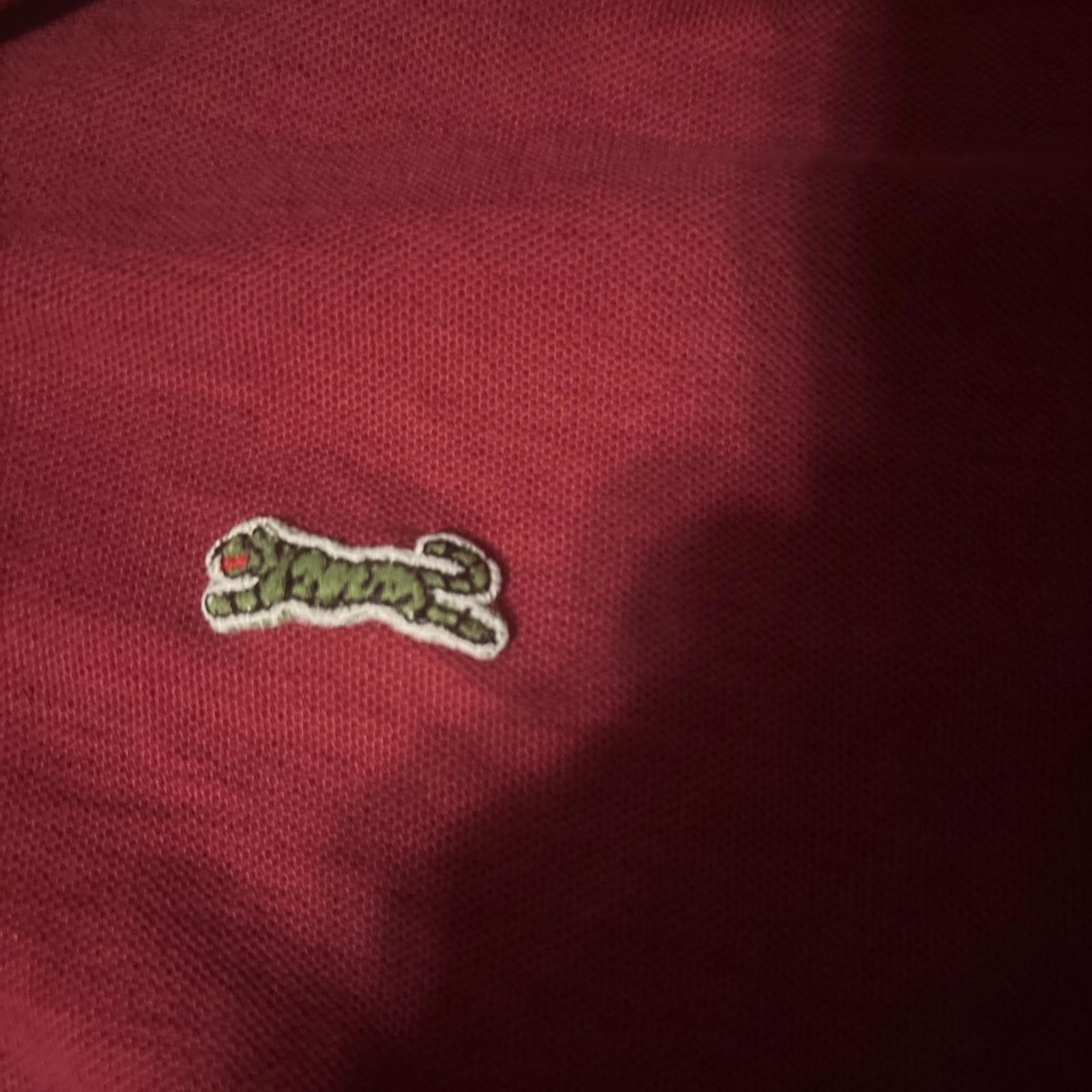 Le TIGRE VTG Le Tigre Red Polo Shirt Men’s L Green Logo Vintage Size US L / EU 52-54 / 3 - 3 Thumbnail