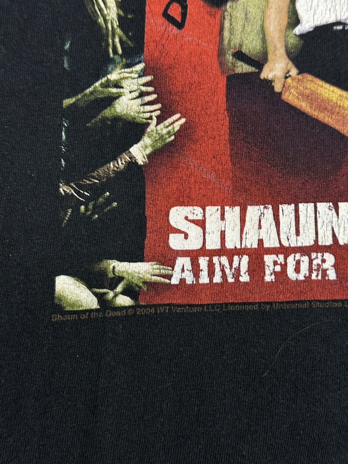 Vintage Vintage Shaun of the Dead Movie T-Shirt Size US XL / EU 56 / 4 - 3 Thumbnail