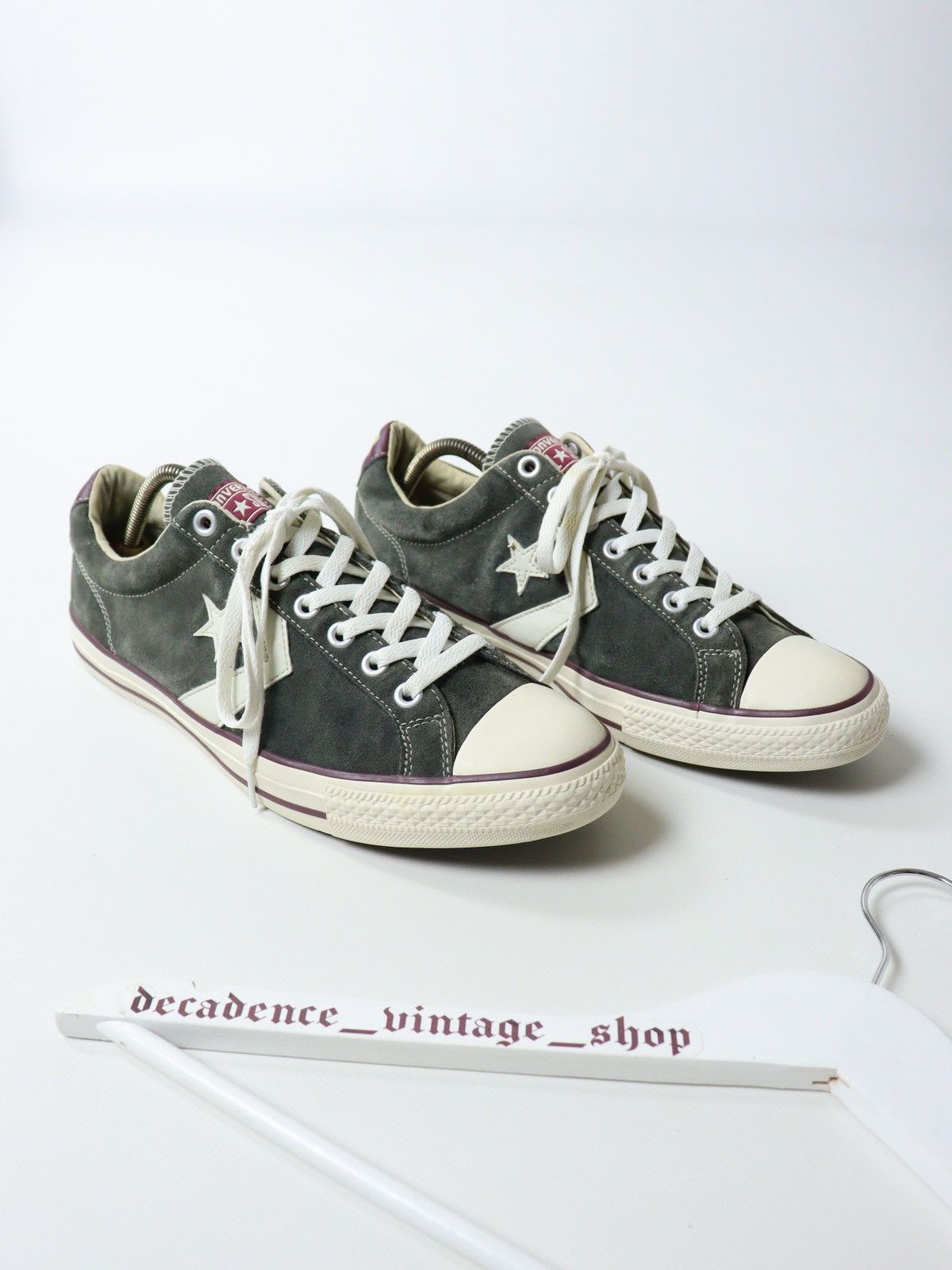 Vintage Y2k Vintage Converse Suede Low Shoes All Star Skate Gang Vtg Grailed