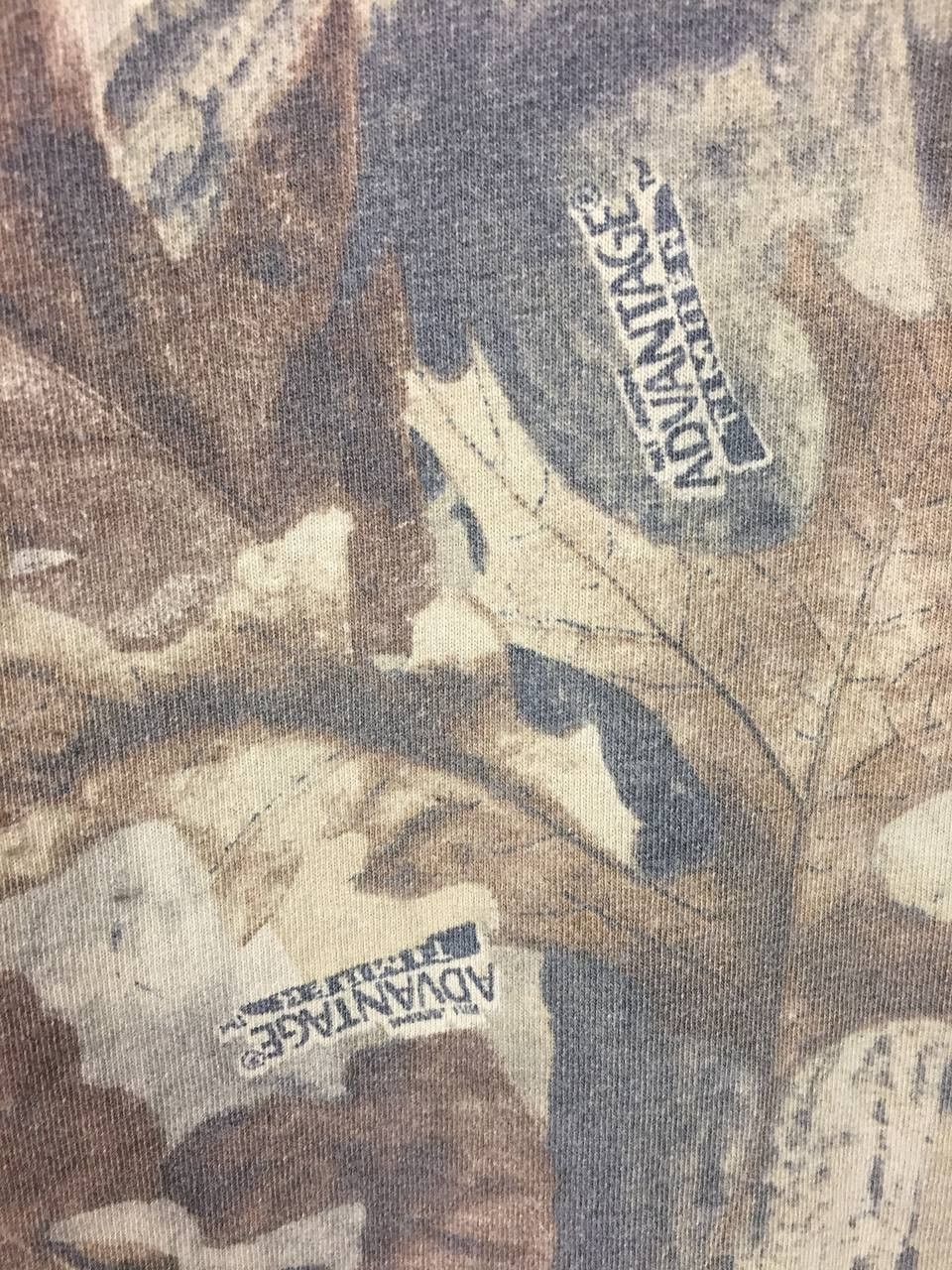 Vintage Vtg 90s Buck Wear Advantage Camo All Over Print Tee Size US XXL / EU 58 / 5 - 4 Thumbnail