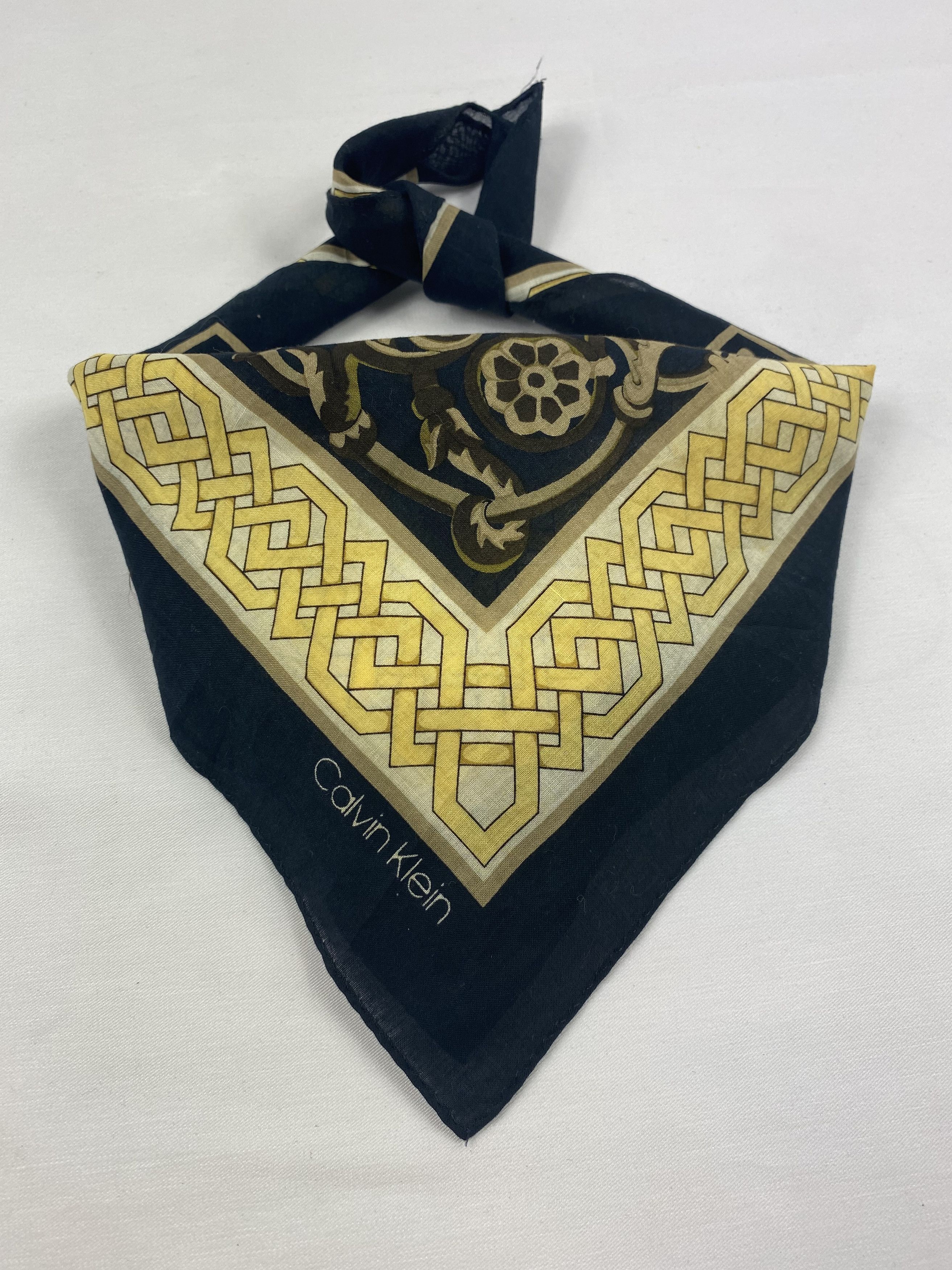 Calvin Klein × Vintage Calvin Klein Handkerchief / Bandana / Neckerchief Size ONE SIZE - 1 Thumbnail