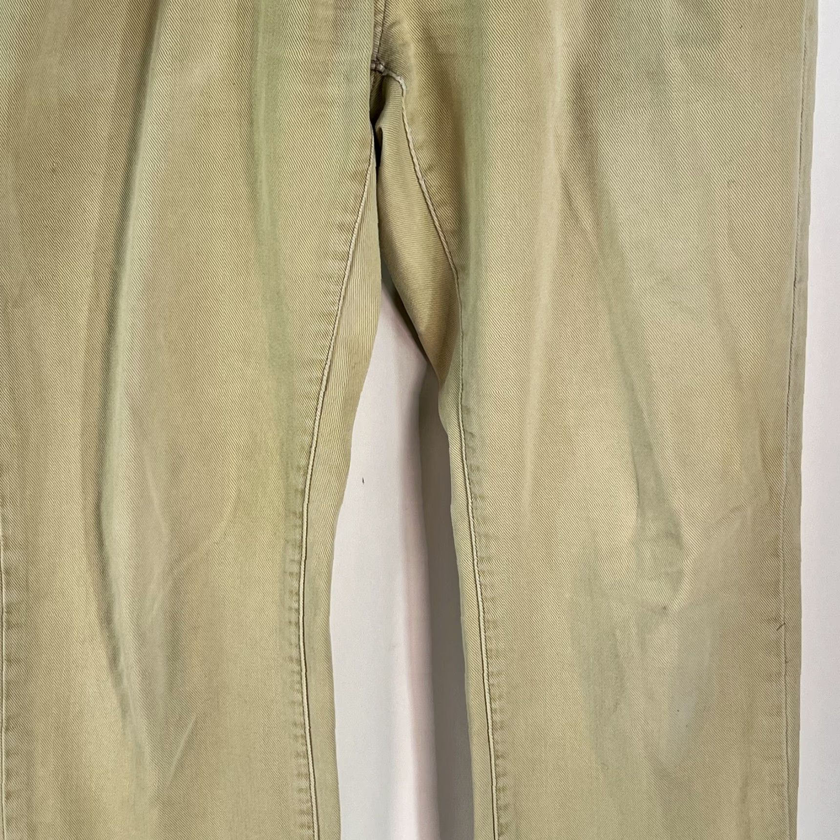 American Eagle Outfitters American Eagle Outfitters Mens Jeans Beige Denim Straight Leg Casual Size 32X34 Size US 32 / EU 48 - 5 Thumbnail