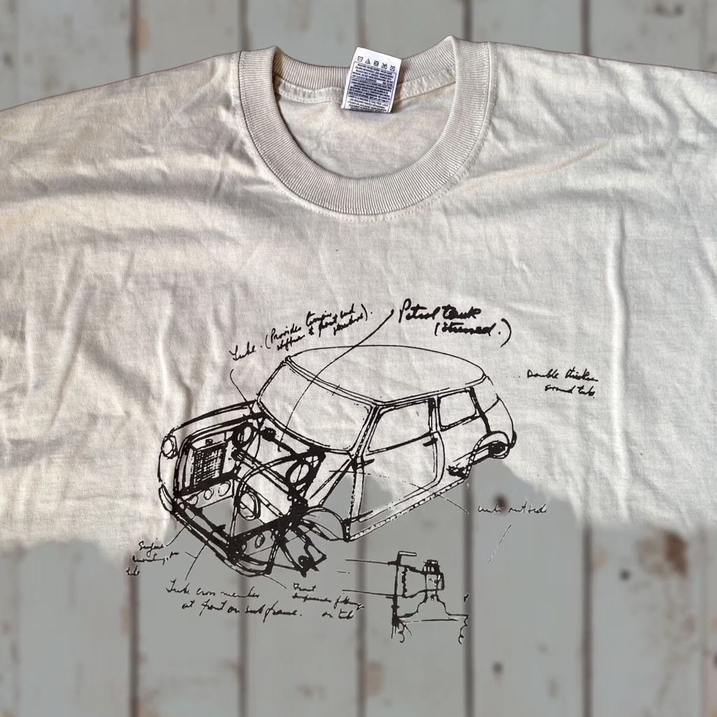 Fruit Of The Loom VINTAGE Fruit Of The Loom Men’s XL Beige T Shirt MINI Of The Rockies Graphic Tee Size US XL / EU 56 / 4 - 1 Thumbnail