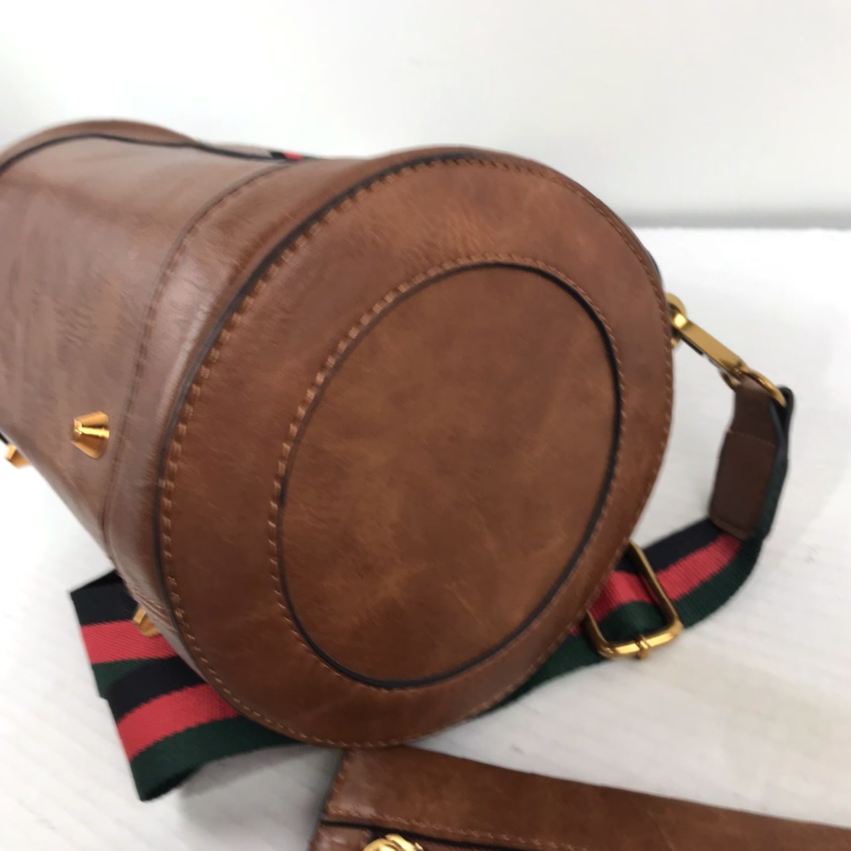 Vintage Handbag Republic Brown Faux Leather Medium Crossbody Bag with Matching Wallet, Adjustable Straps, Butterfly Appliqué, Casual/Party, Womens Size ONE SIZE - 5 Thumbnail