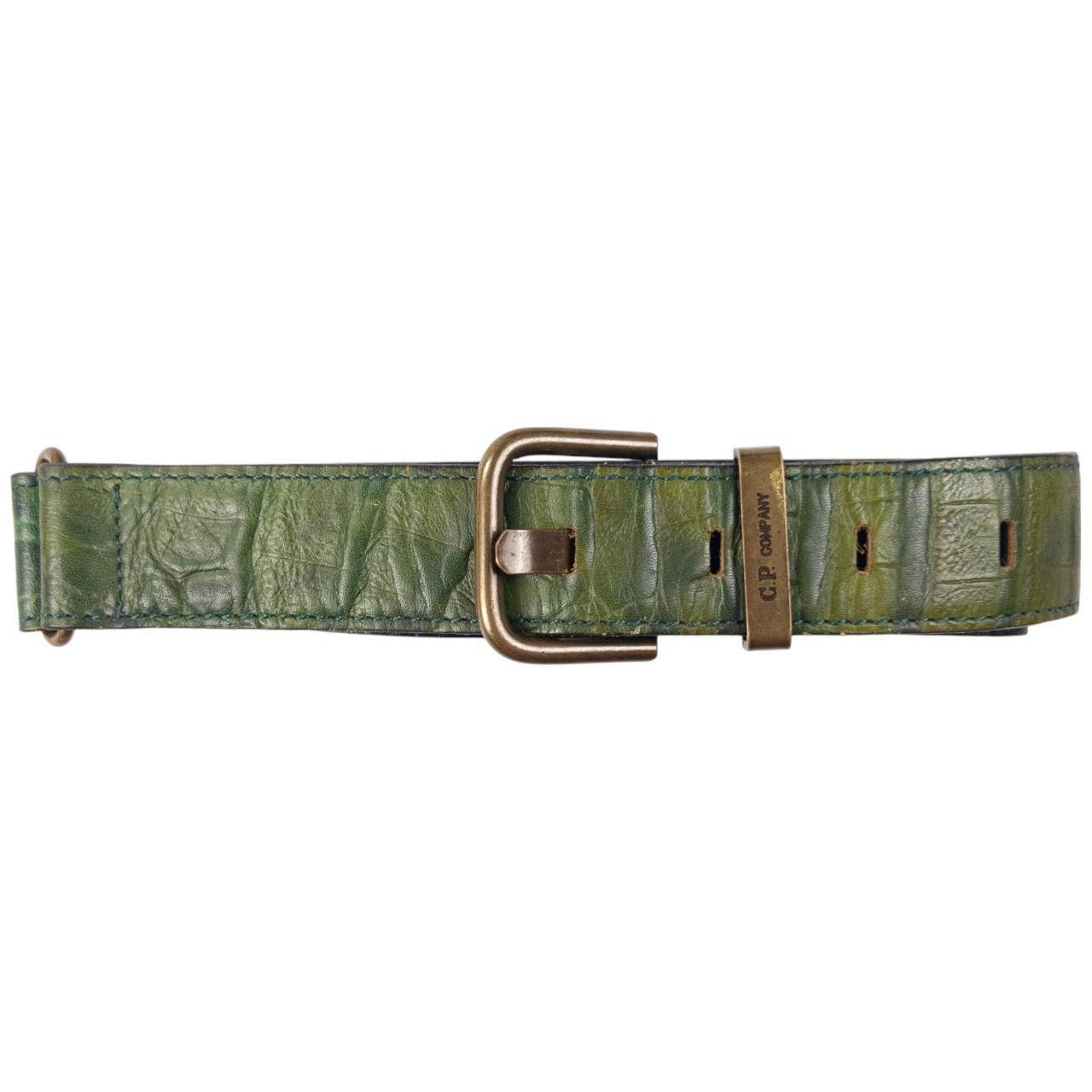 Designer Vintage CP Company Crocodile Belt Size W30 Size ONE SIZE - 1 Thumbnail
