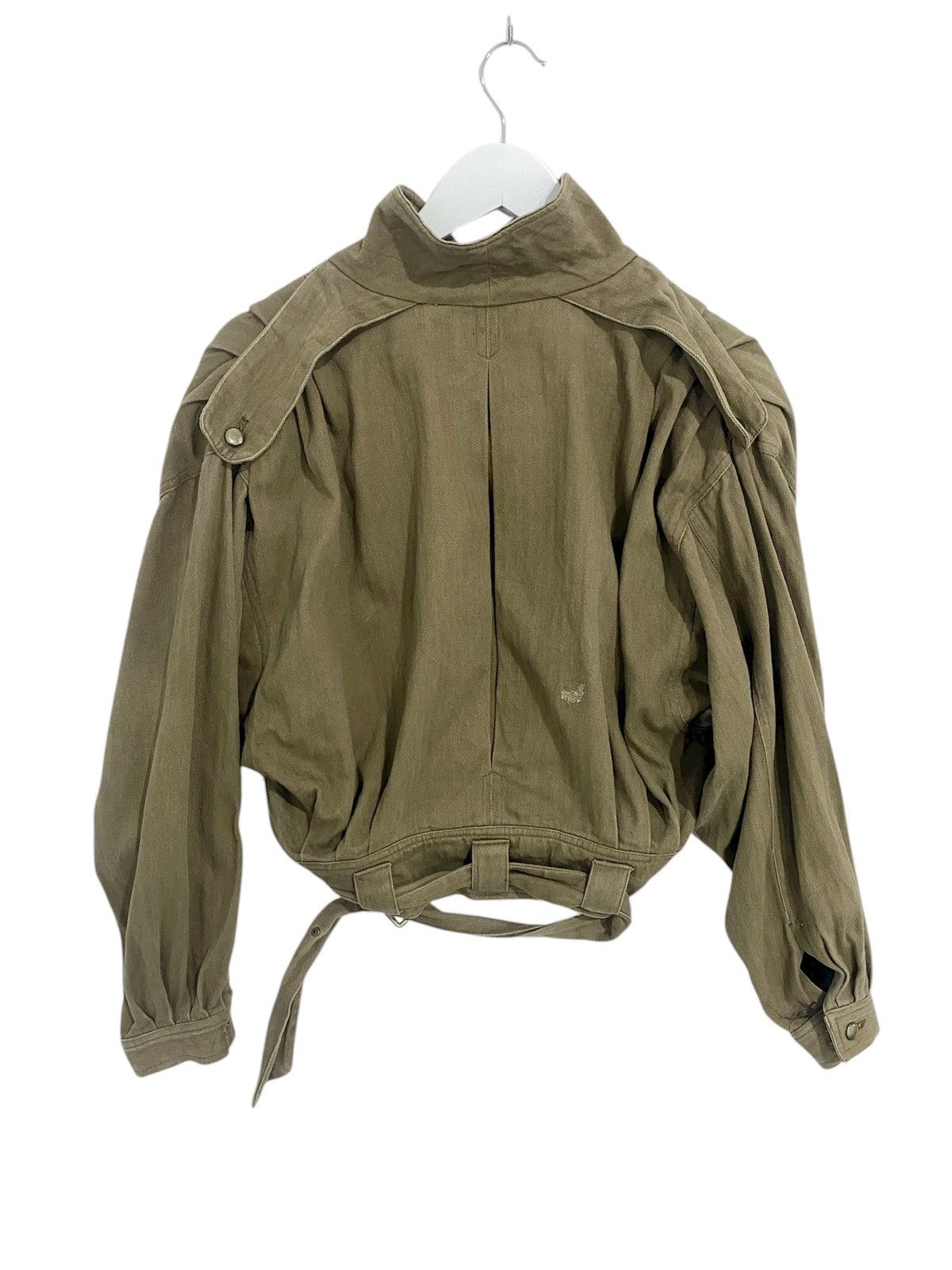 Vintage Rare Vintage Elle Christine Biker Cropped Bomber Jacket Size US S / EU 44-46 / 1 - 2 Thumbnail