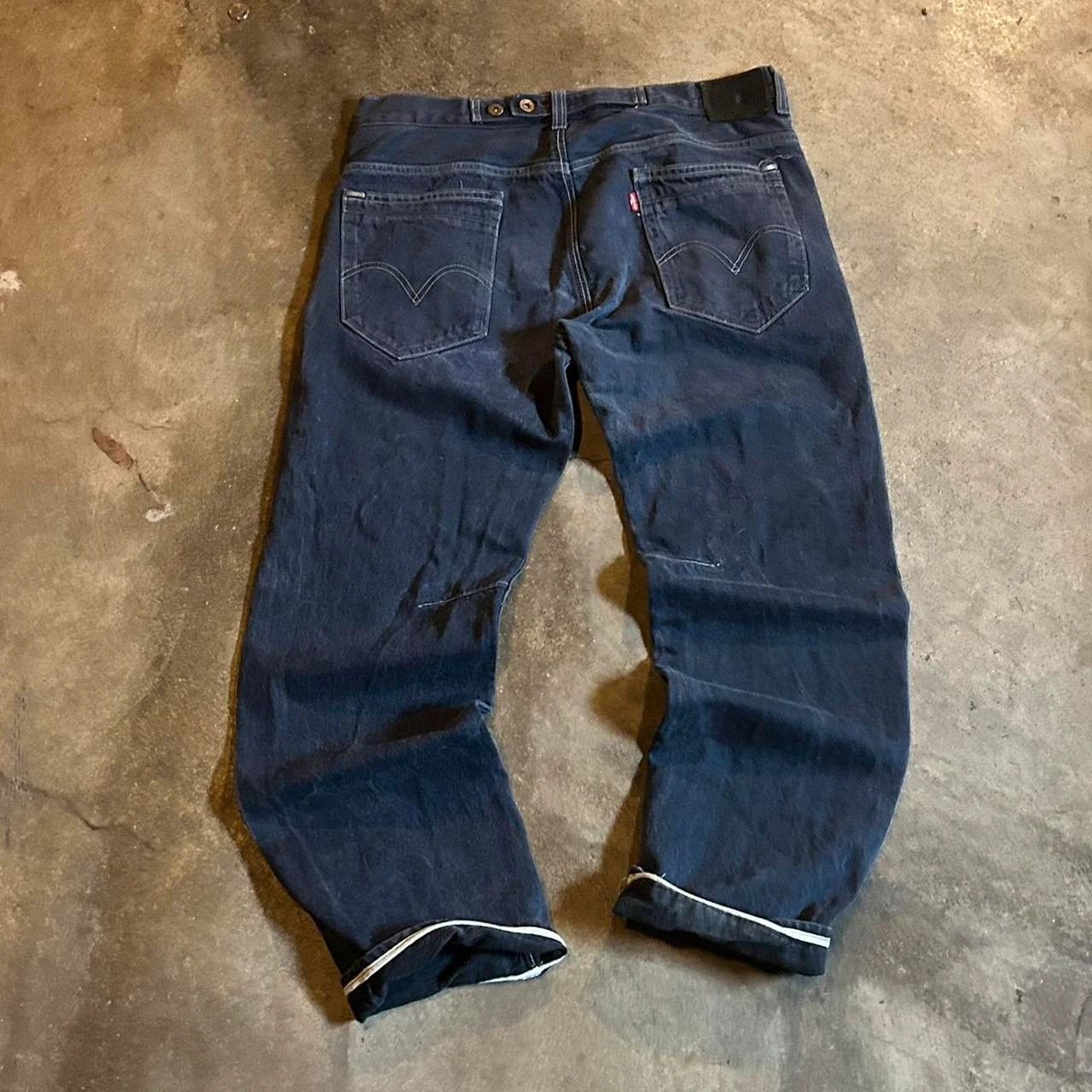 Levi's Vintage Clothing Vintage Levi's 569 salvaged denim loose straight fit Size US 36 / EU 52 - 2 Thumbnail