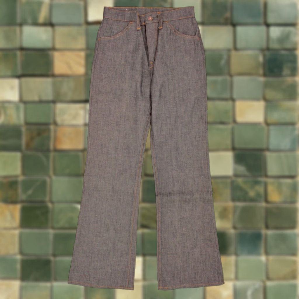 Levi's VINTAGE Levi's Boy's 646 Bellbottom Jeans 28x31 Blue Bellbottoms 1970s Boys Cowboys Retro Jeans Size US 28 / EU 44 - 1 Thumbnail