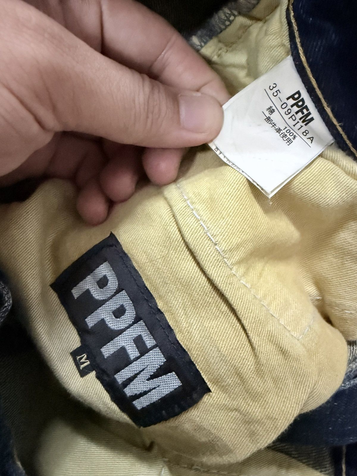 PPFM Vtg🔥PPFM Bondage Zipper Double Waist Curve Jeans Size US 32 / EU 48 - 15 Thumbnail