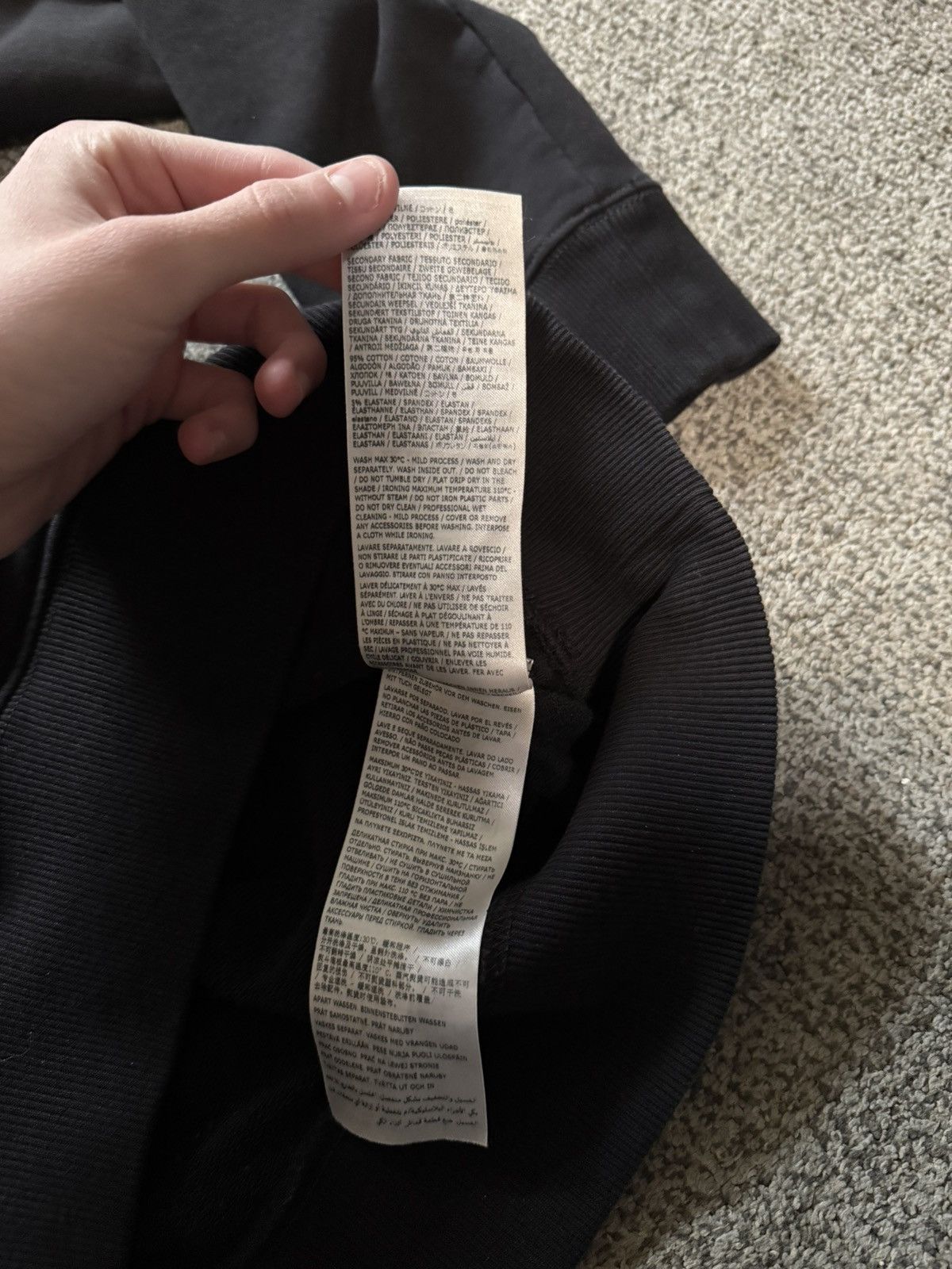 Maison Margiela MEN’S MM6 MAISON MARGIELA CHEST LOGO HOODIE Size Small Size US S / EU 44-46 / 1 - 6 Thumbnail