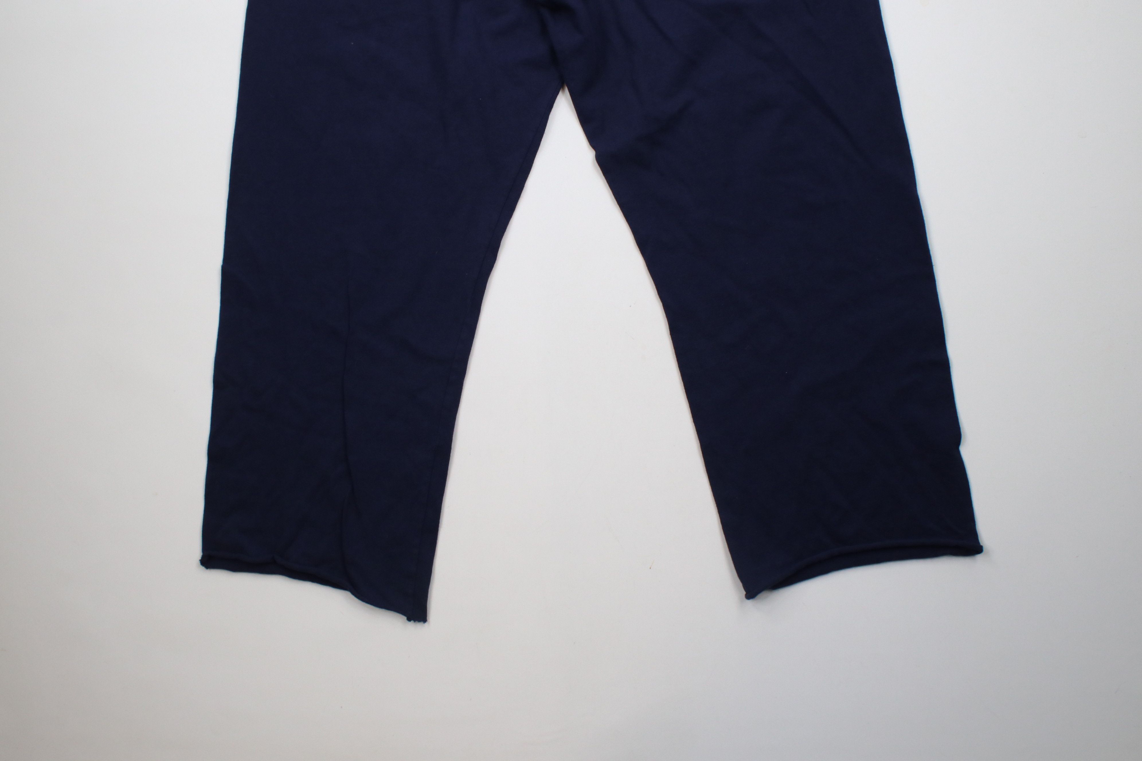 Russell Athletic × Vintage Vintage 90s Russell Athletic Blank Wide Leg Sweatpants Blue Size US 36 / EU 52 - 13 Thumbnail