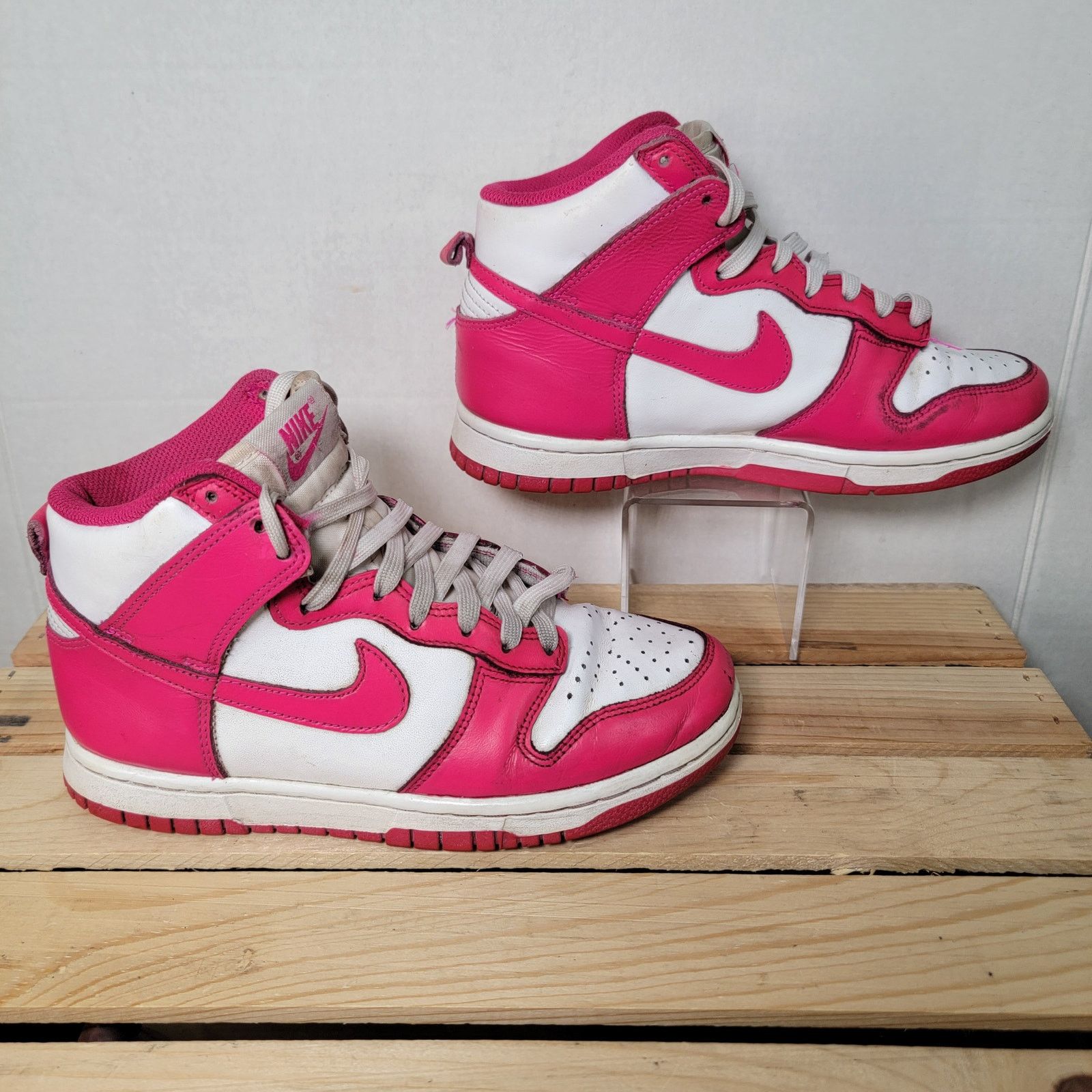 Nike Nike Women's Dunk High Pink Prime Hi-Top Sneakers - Size 6 Size US 6 / IT 36 - 3 Thumbnail