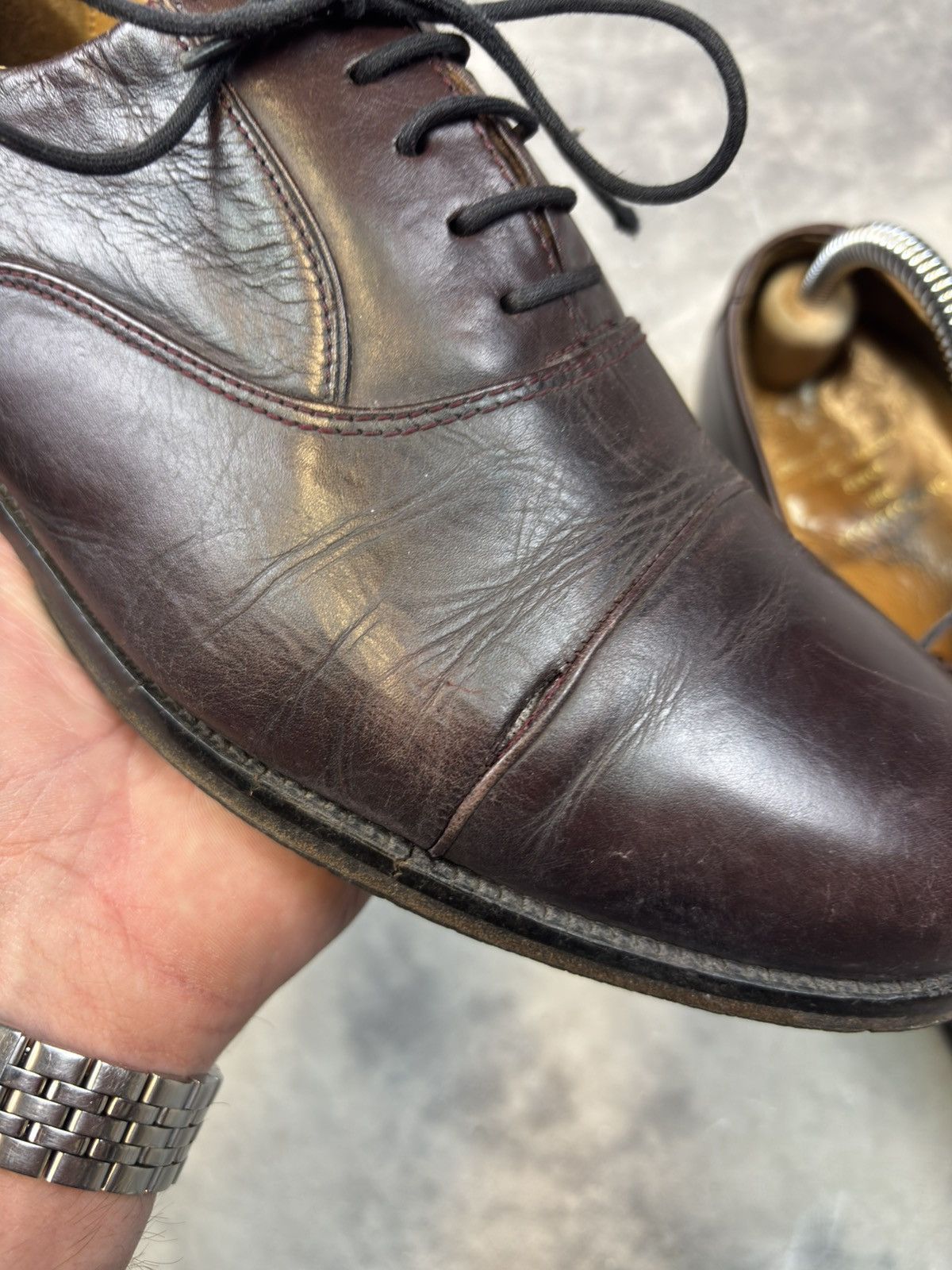 Grenson × Vintage Vintage Grenson casual leather formal shoes derby old money Size US 7 / EU 40 - 8 Thumbnail