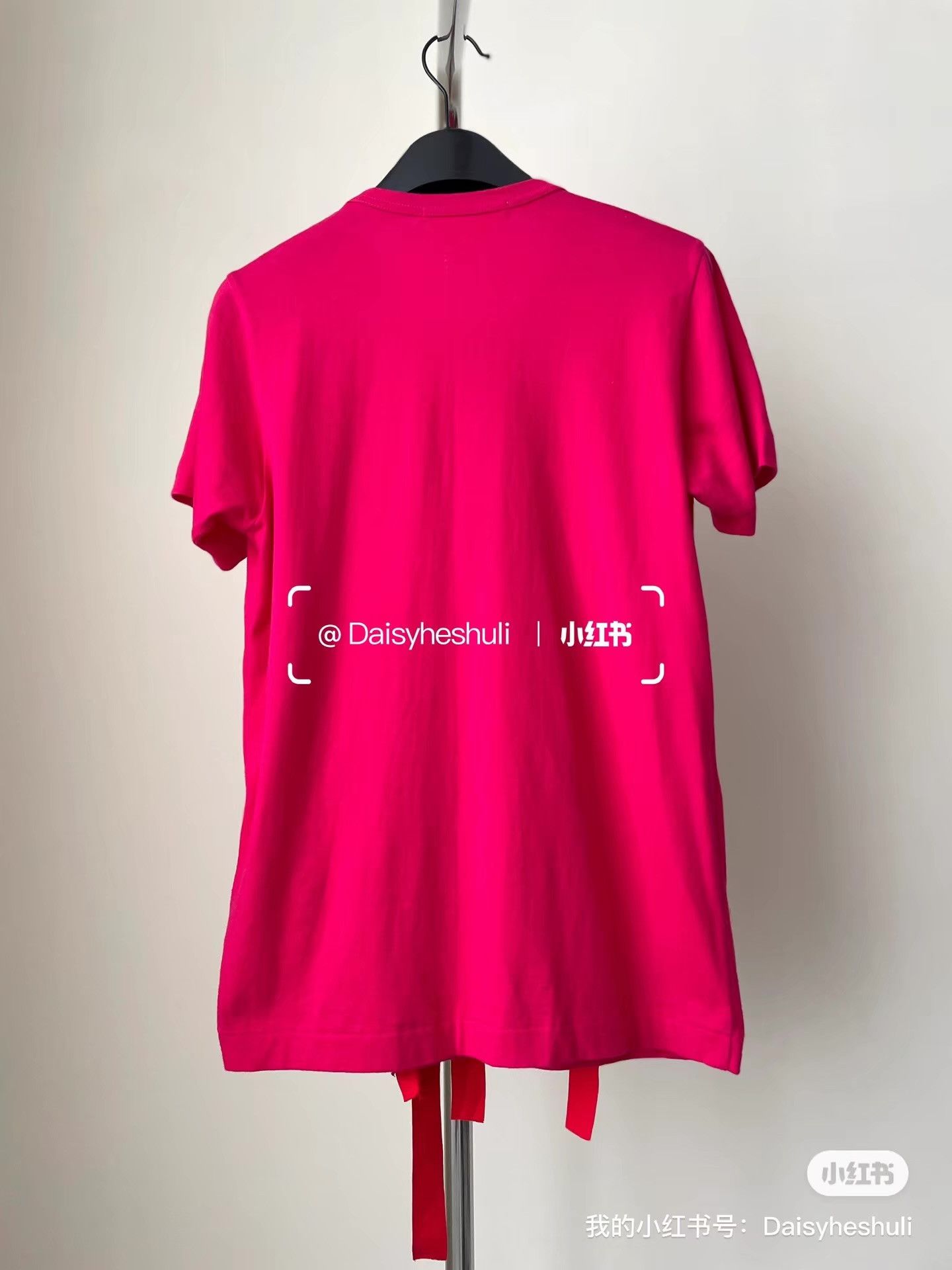 Comme des Garcons CDG Main Line Rose T-shirt Ｑ24 Size S / US 4 / IT 40 - 4 Thumbnail