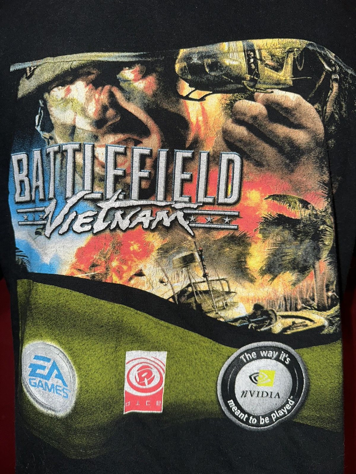 Vintage Vintage Battlefield Vietnam Shirt Computer Gamer NVDIA Grail Size US XL / EU 56 / 4 - 5 Thumbnail