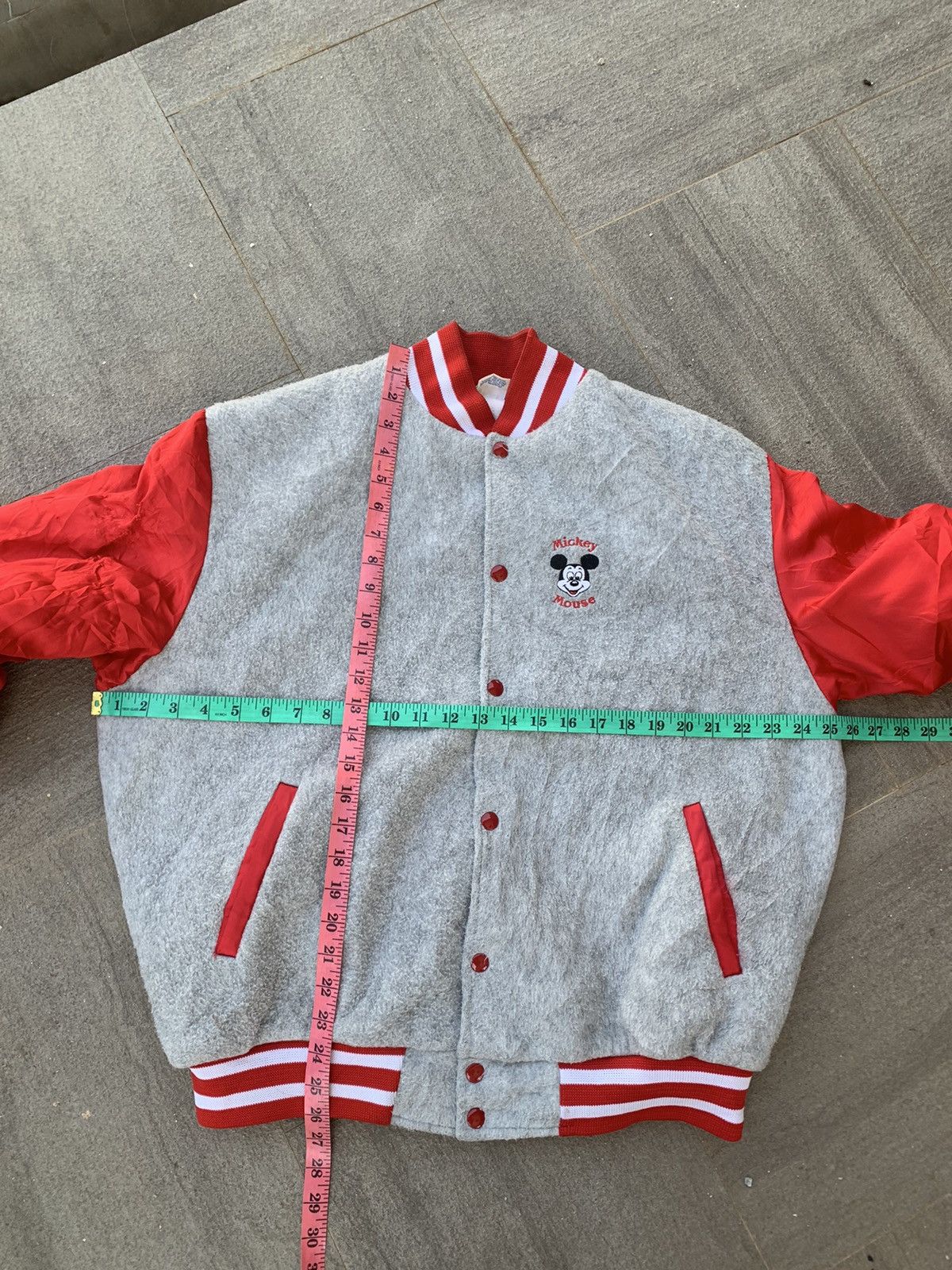 Mickey Mouse Mickey Mouse Varsity Jacket Made In Usa Size US L / EU 52-54 / 3 - 3 Thumbnail