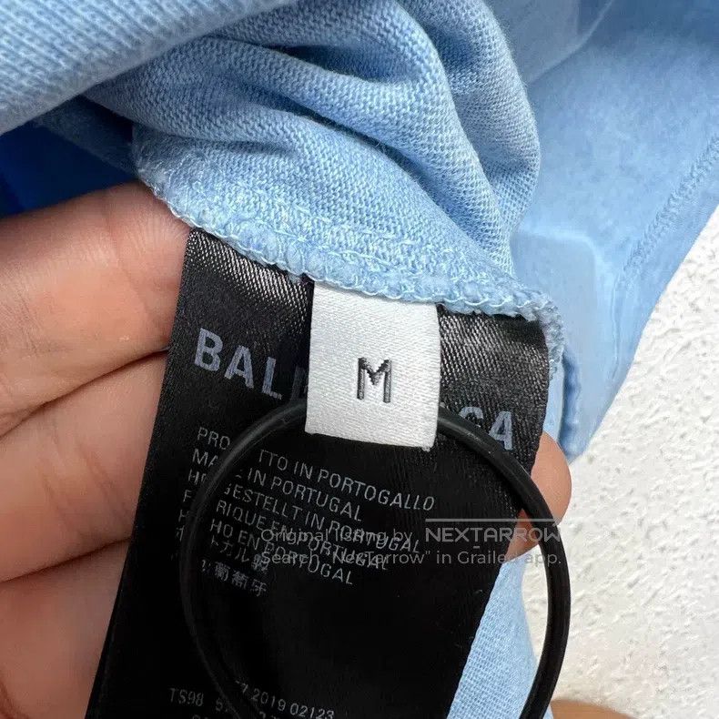 Balenciaga Balenciaga Coke Wave Misty Blue Short Sleeve T-Shirt Size US M / EU 48-50 / 2 - 5 Thumbnail